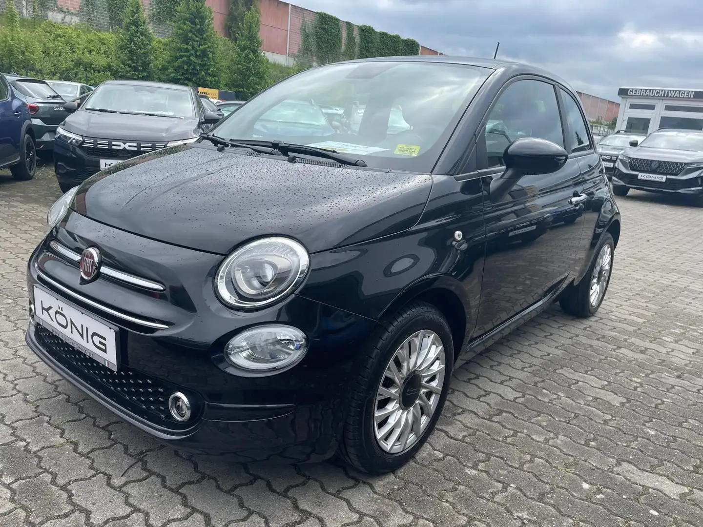 Fiat 500 1.0 LOUNGE GSE NAVI+KLIMA+ALU Noir - 1