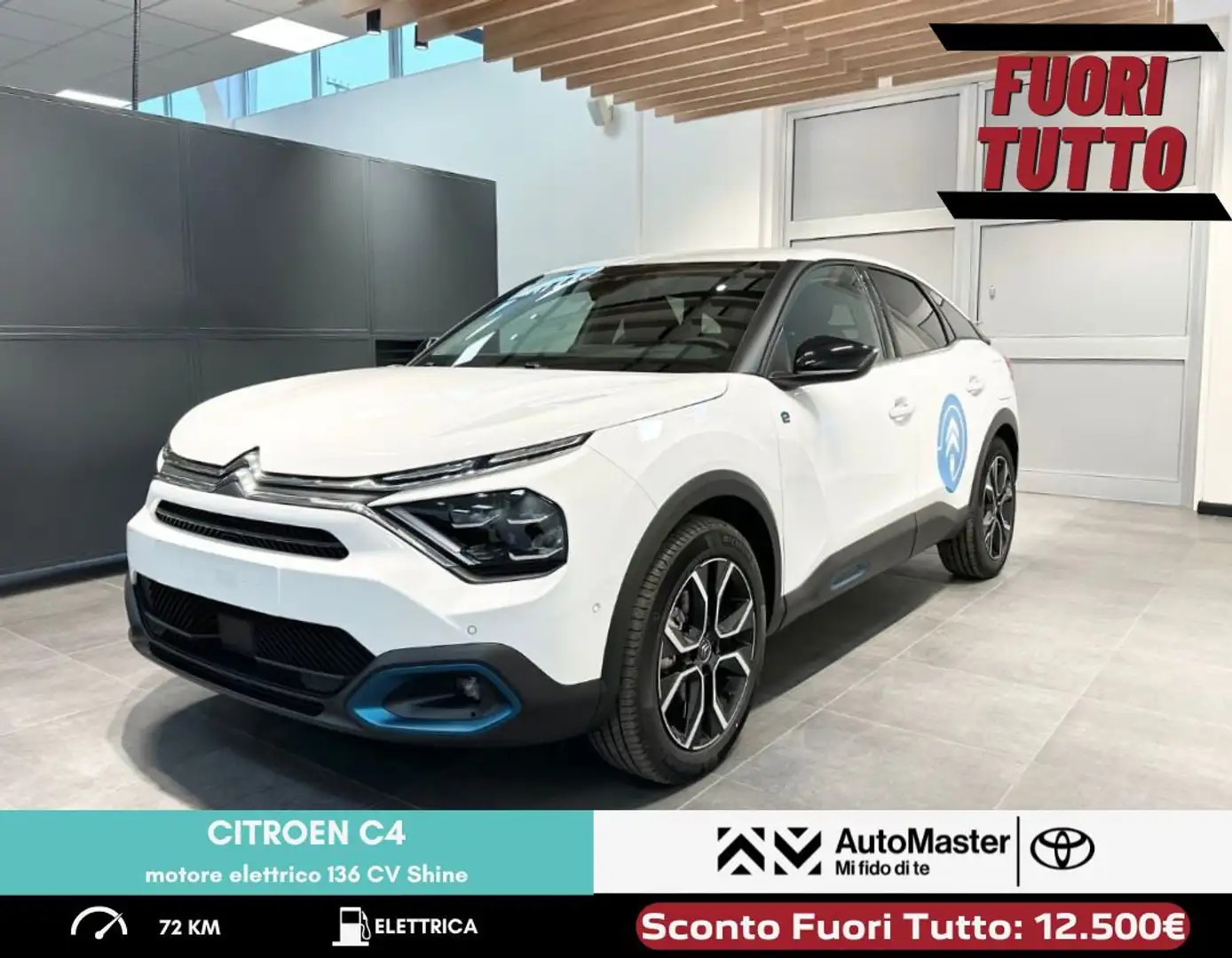 Citroen E-C4 Electric motore elettrico 136 CV Shine Blanco - 1