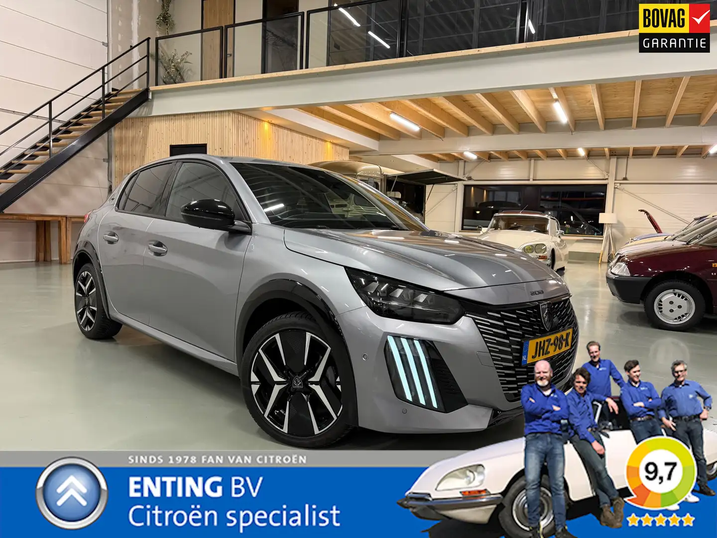 Peugeot 208 Hybrid 145 e-DCS6 GT ADAPT CRUISE + 360 CAMERA +NA Grau - 1