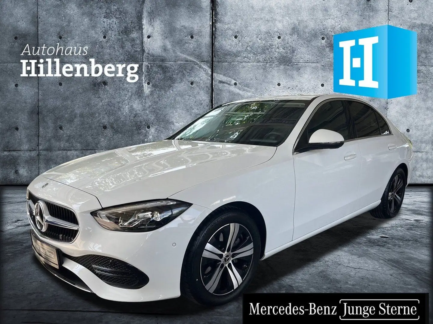 Mercedes-Benz C 180 Avantgarde Advanced Plus; AHK, LED; Winter Blanc - 1