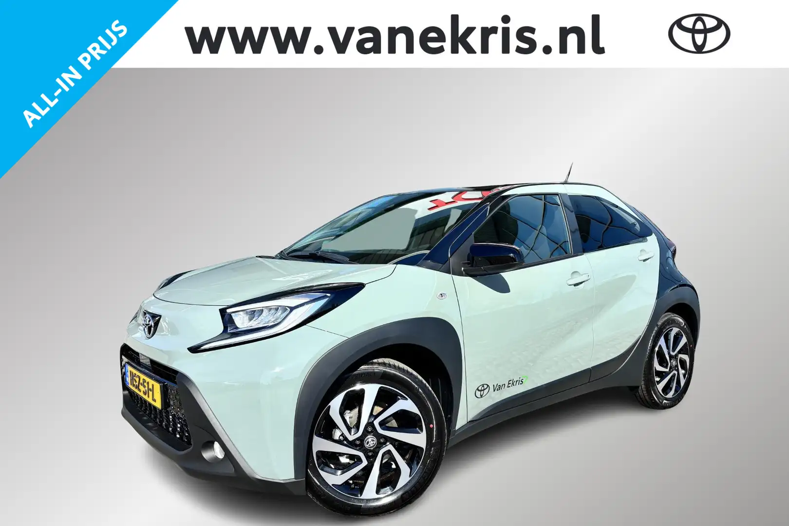Toyota Aygo X 1.0 VVT-i MT Pulse Apple Carplay, Android Auto , L Groen - 1