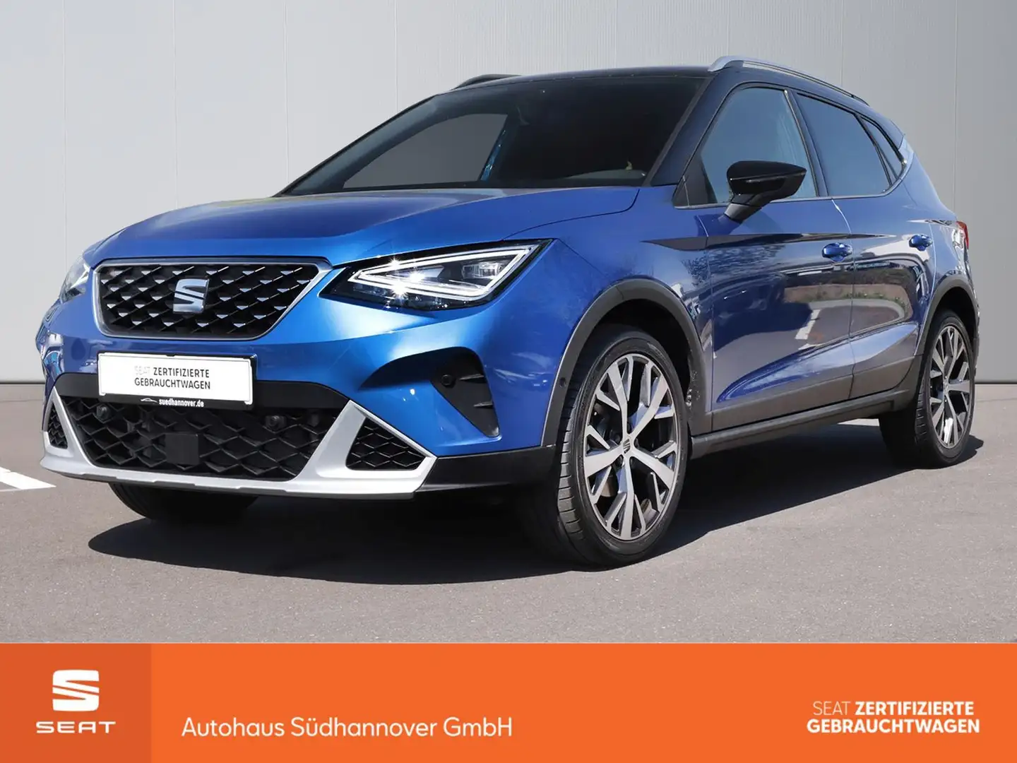 SEAT Arona Xperience 1.0 TSI DSG AHK+NAVI+LED+SHZ+PDC Blau - 1