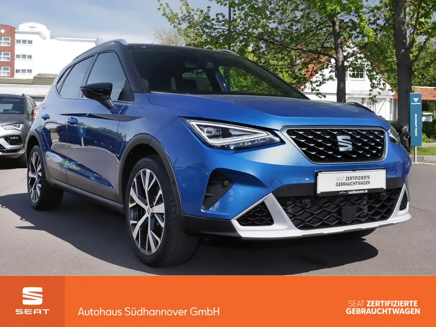 SEAT Arona Xperience 1.0 TSI DSG AHK+NAVI+LED+SHZ+PDC Blau - 2
