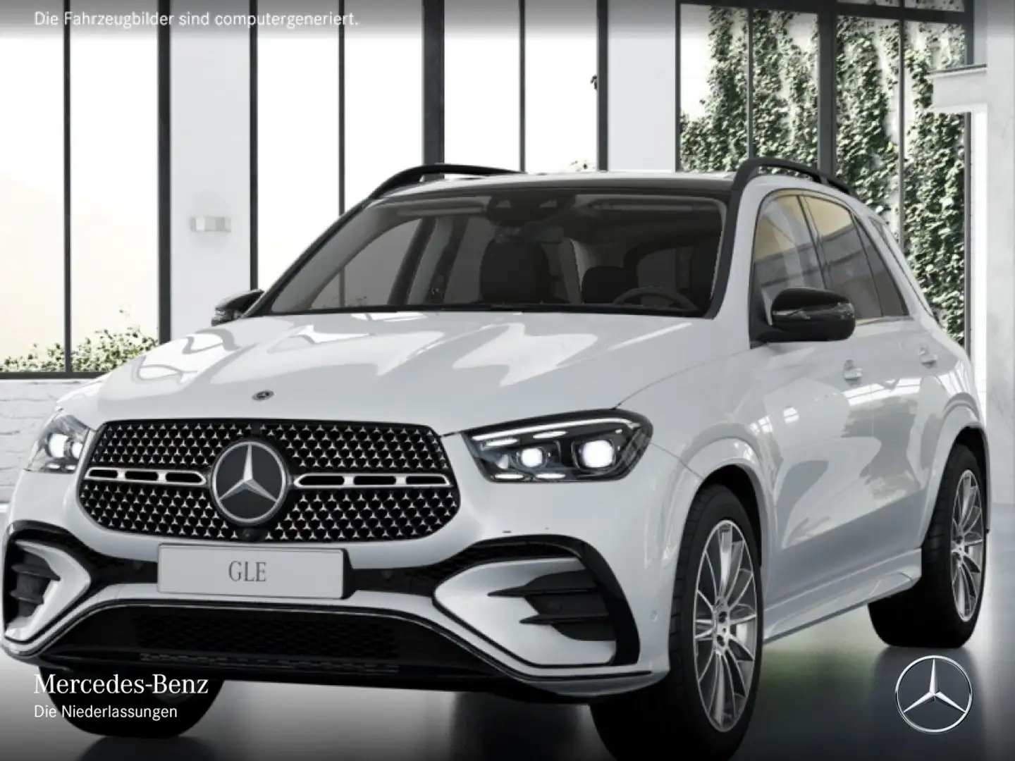 Mercedes-Benz GLE 300 d 4M AMG+NIGHT+PANO+360+AHK+MULTIBEAM+21" Alb - 2