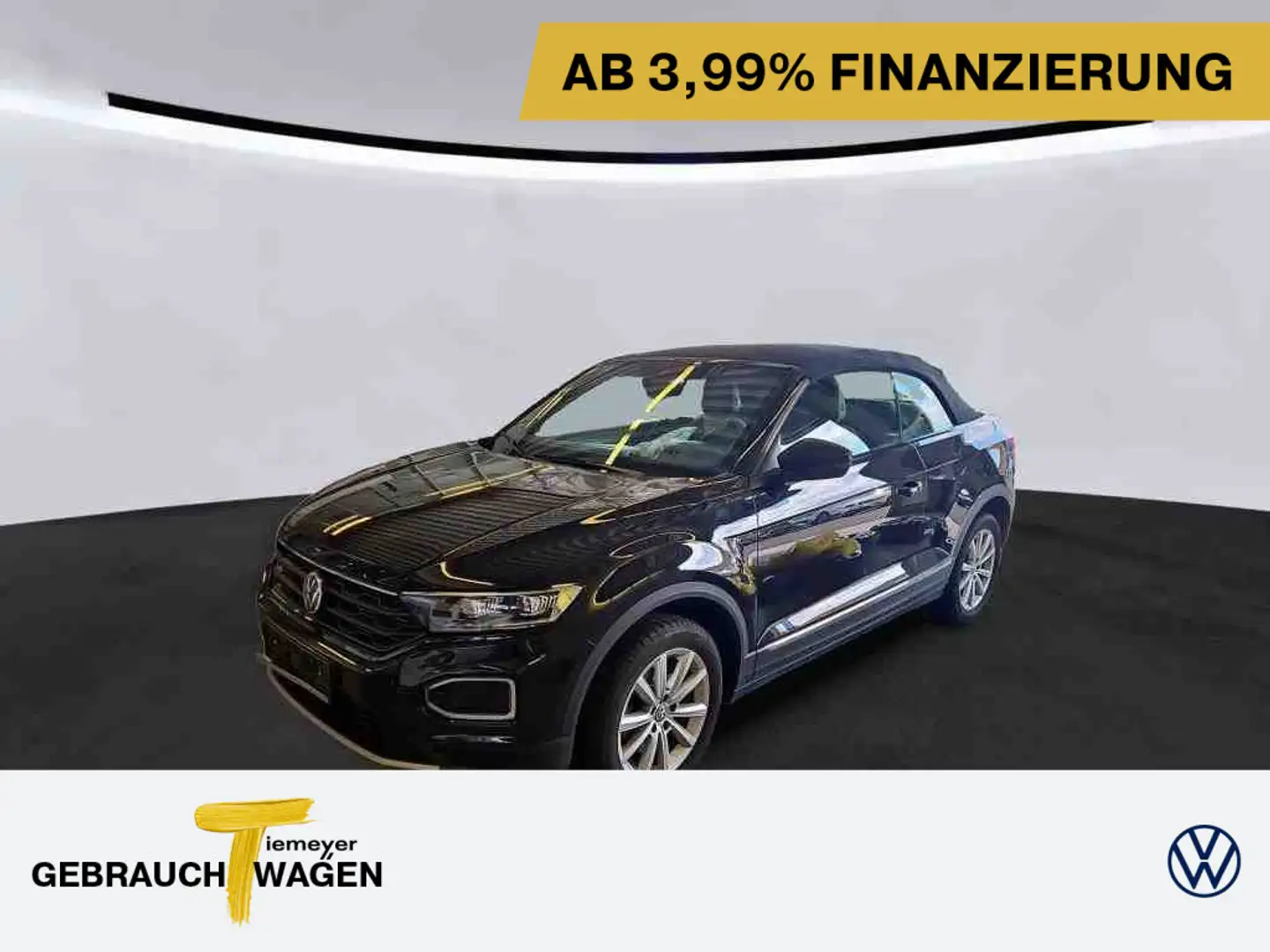 Volkswagen T-Roc 1.5 TSI DSG STYLE LEDER NAVI ST. Schwarz - 1