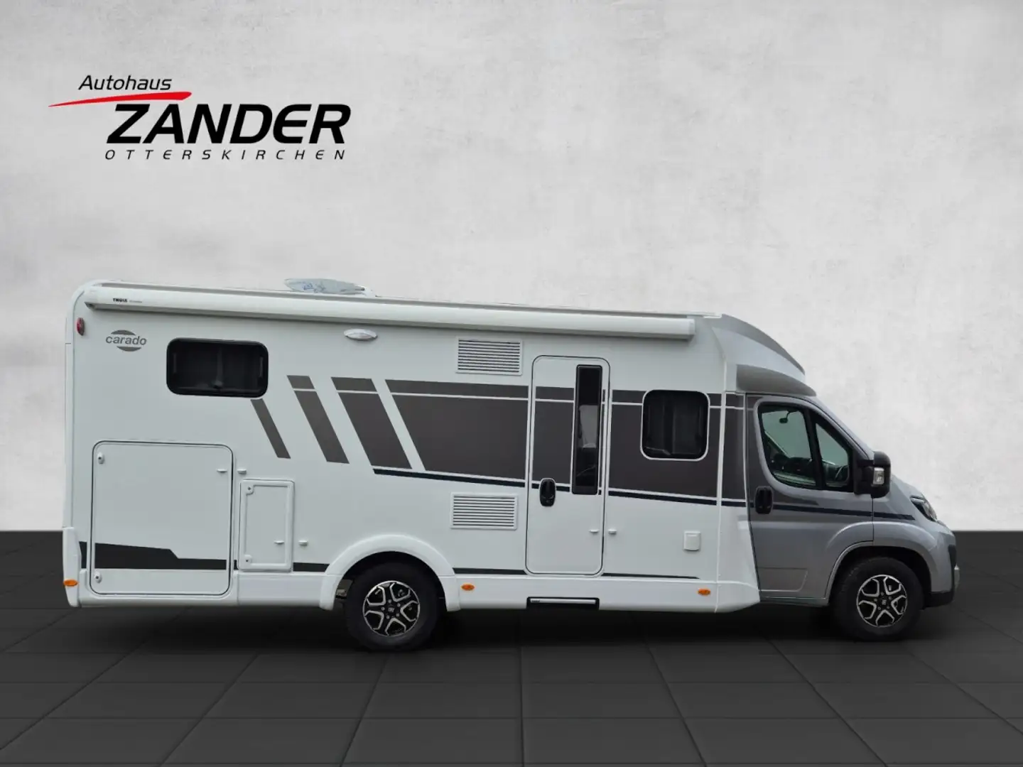 Carado T 457 PRO+ Markise TV/SAT - leicht beschädigt Silber - 1