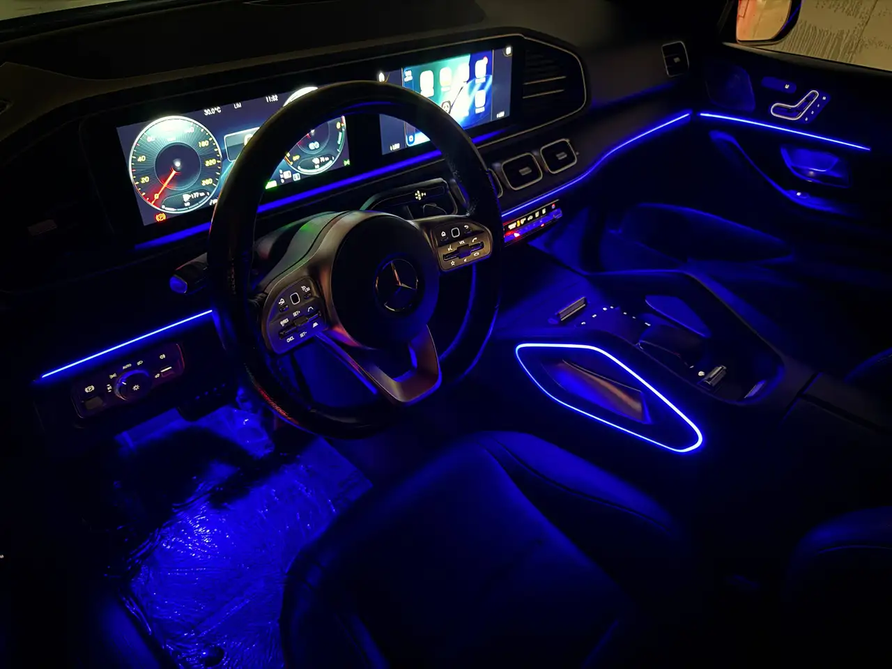 Mercedes-Benz GLE 350 DE PHEV 4-MATIC PACK AMG/NIGHT AIRMATIC BURMESTER KEYLESS CAM360 21'' LASER, миниатюра 28