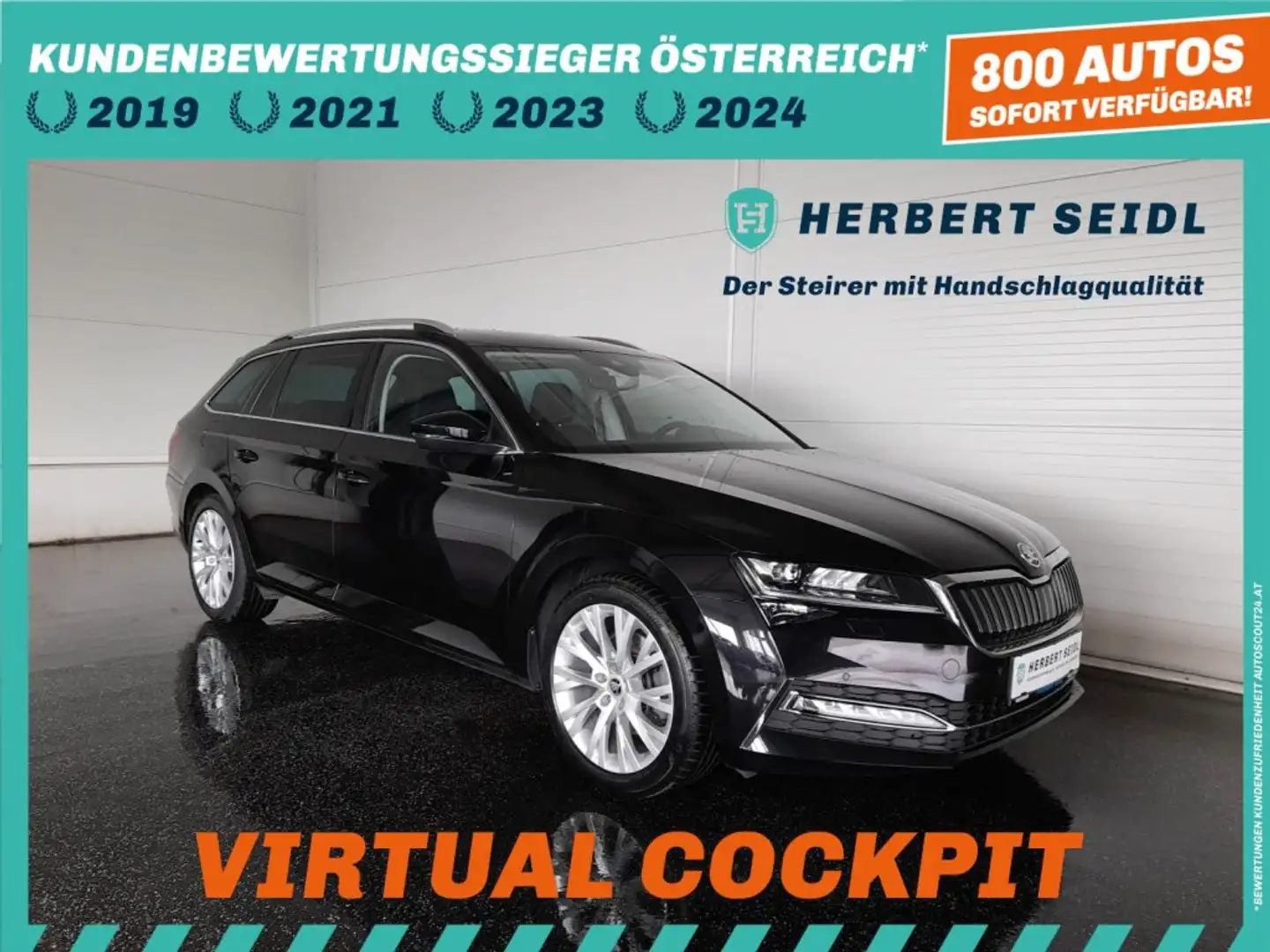 Skoda Superb Combi STYLE PHEV DSG *18 ZOLL / MATRIX-LED / DCC / VIRTUELL / NAVI / ACC / KAMERA / MEMORY SPORTSITZE / E-KLAPPE / KEYLES Schwarz - 1