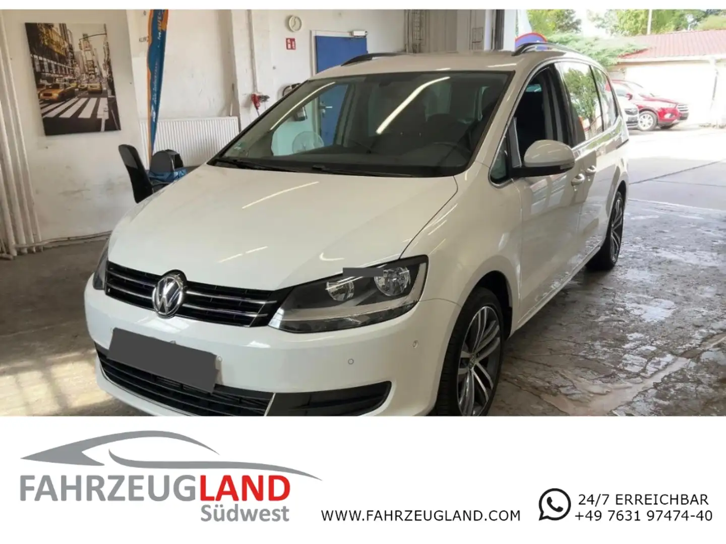Volkswagen Sharan Comfortline BMT Start-Stopp Business-Paket Premium Weiß - 1