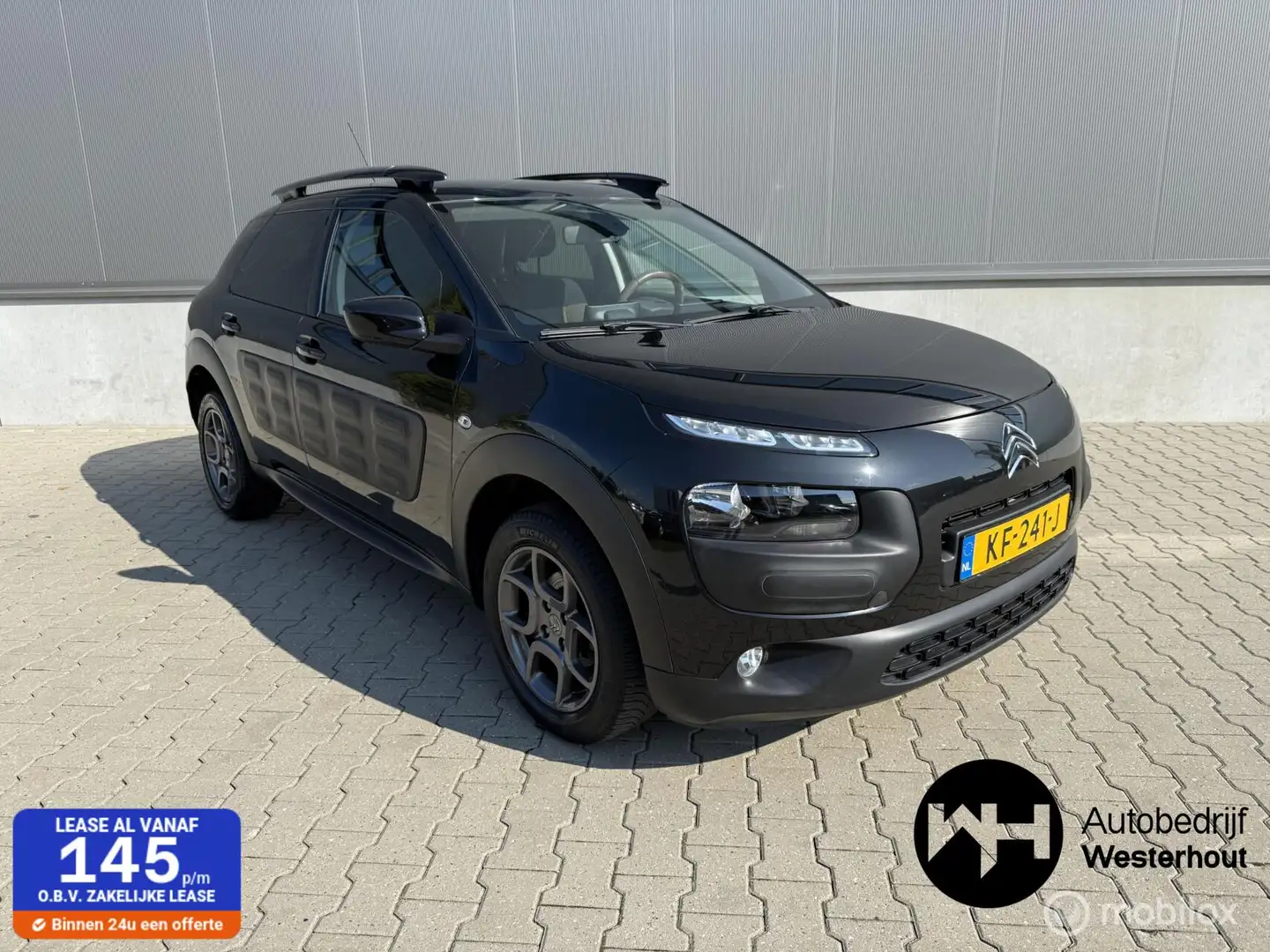 Citroen C4 Cactus 1.2 PureTech Shine DEALER ONDERHOUDEN 1e Eigenaar Zwart - 1