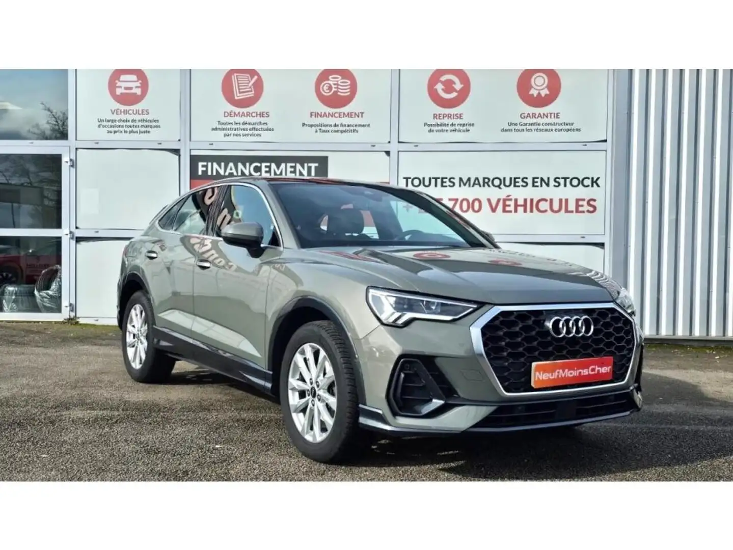 Audi Q3 Design 35 TDI 150cv S-tronic + Toit ouvrant + Camera de Recul + Pack Intérieur S-line Grau - 1