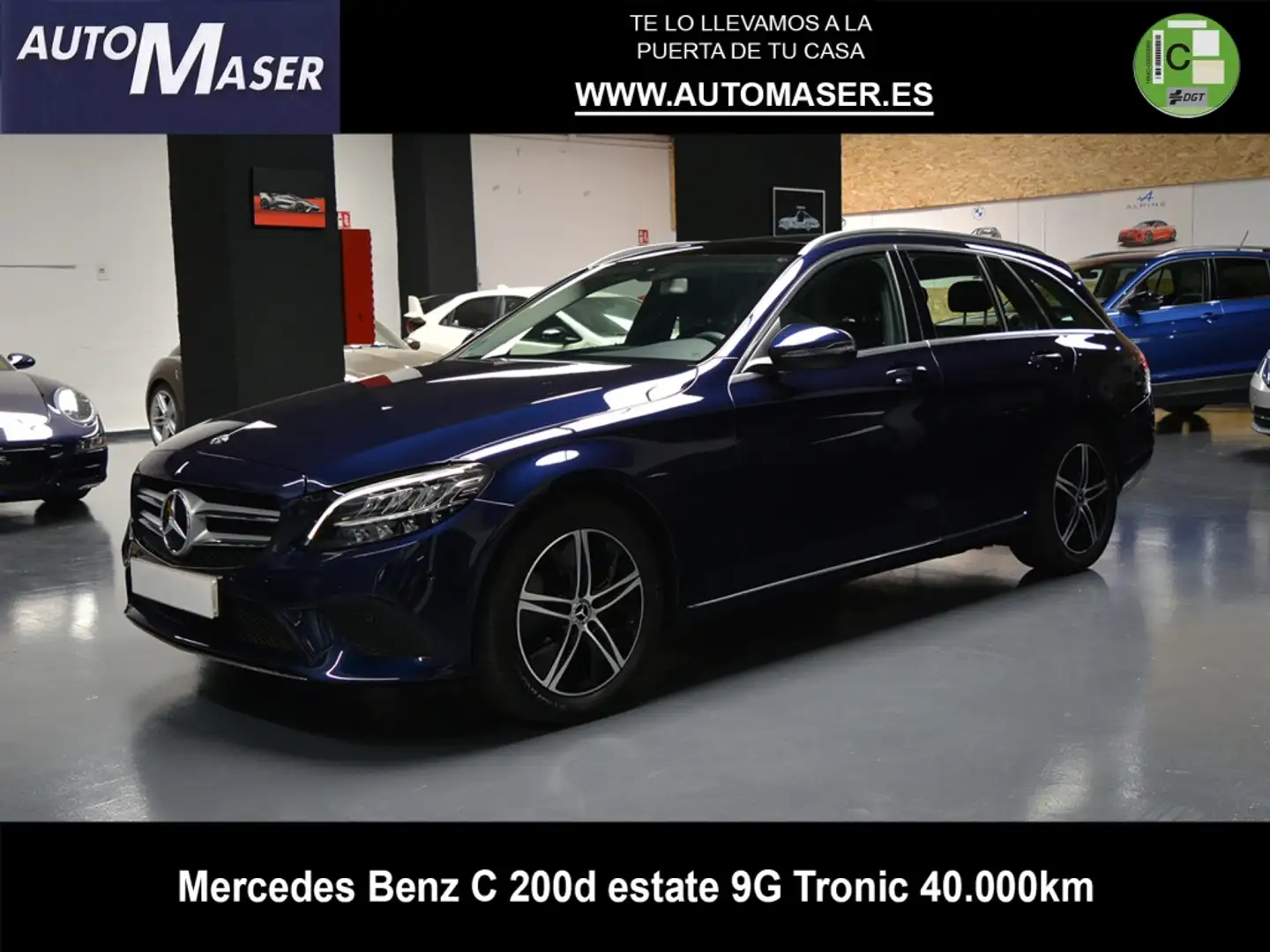 Mercedes-Benz C 200 Estate 200d 9G-Tronic (4.75) Blau - 1