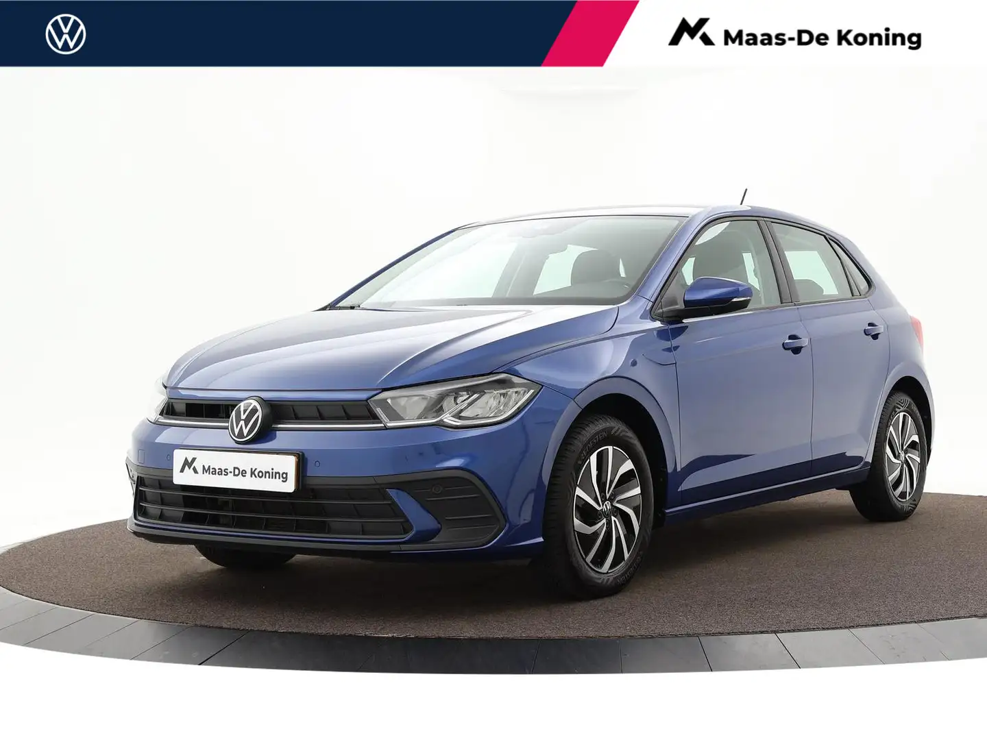 Volkswagen Polo 1.0 Tsi 95pk Life · Apple/Android Car Play · Airco Bleu - 1
