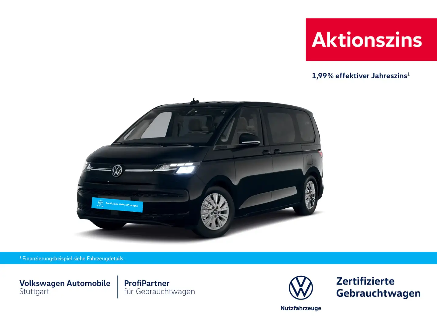 Volkswagen T7 Multivan Life KÜ DSG 2.0 TDI Euro 6e AHK Navi Schwarz - 1