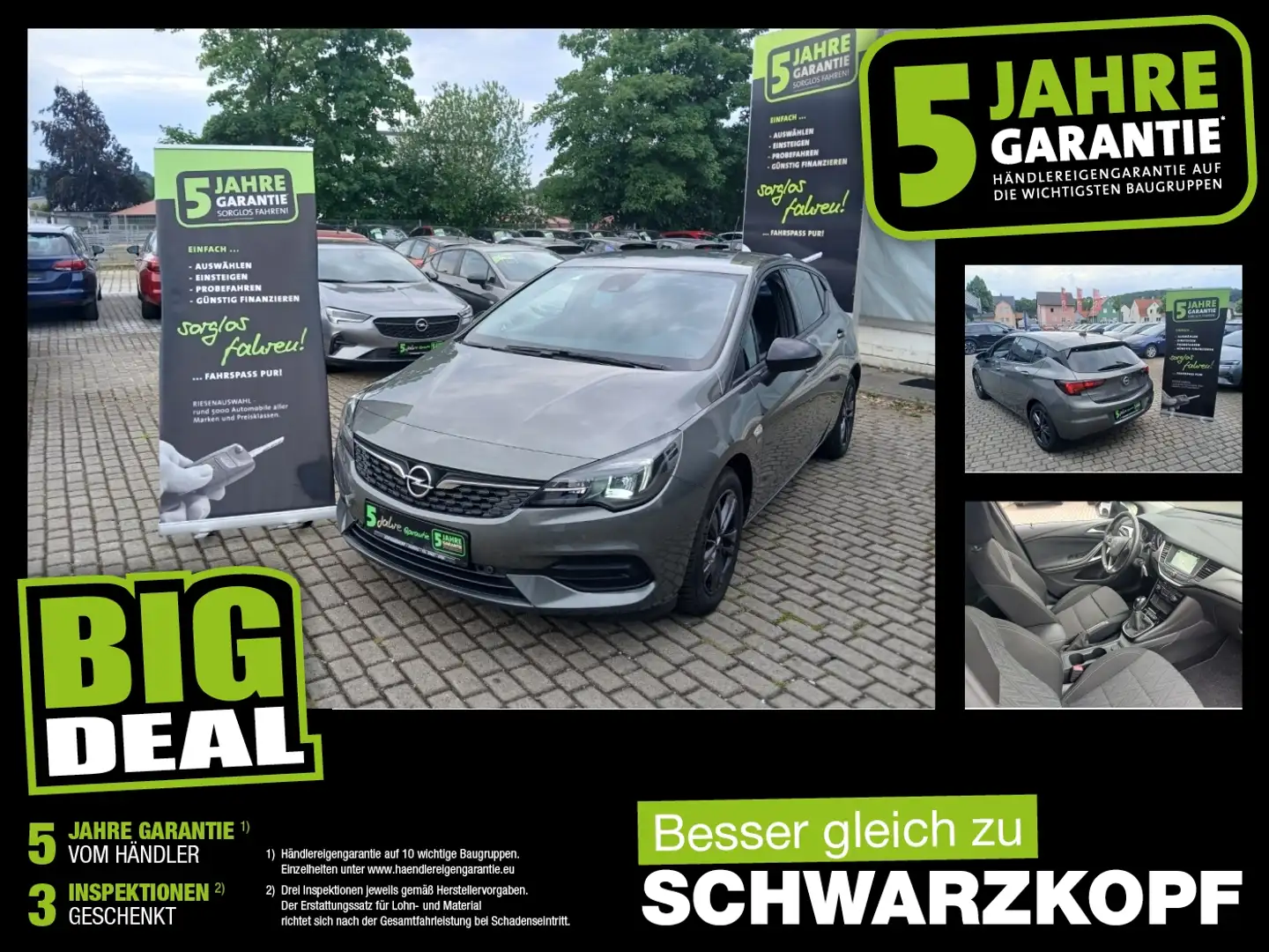 Opel Astra K 1.2T Navi,Sitzheizung,Rückfahrkamera Grijs - 1
