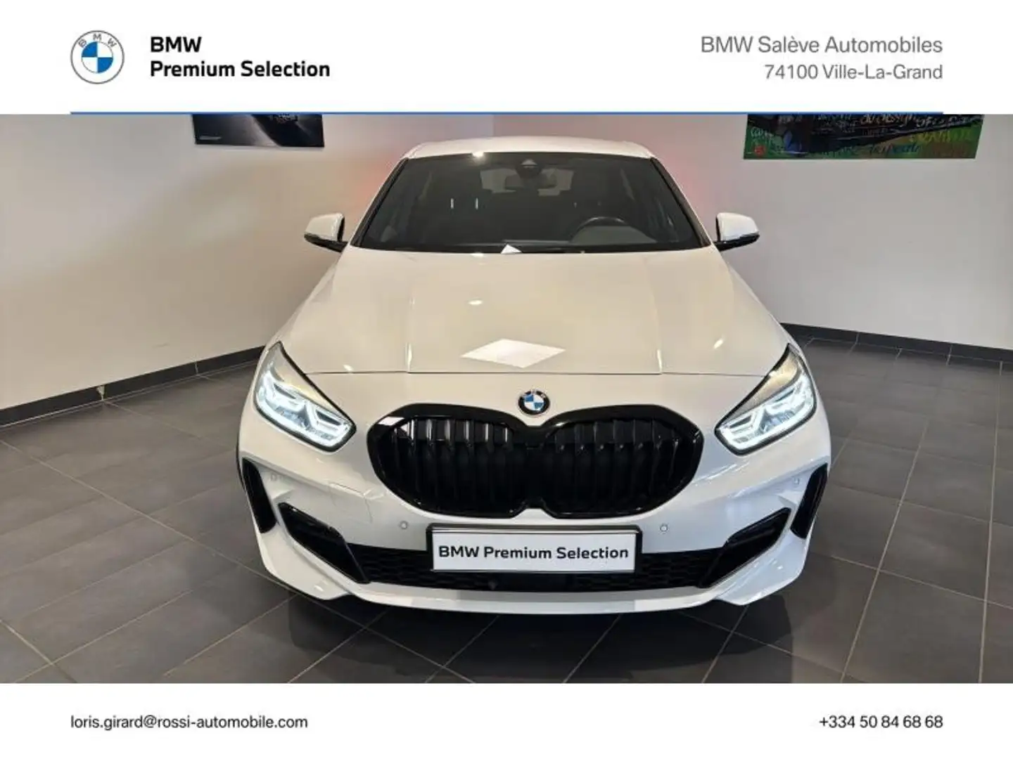 BMW 118 118dA 150ch M Sport Blanc - 2