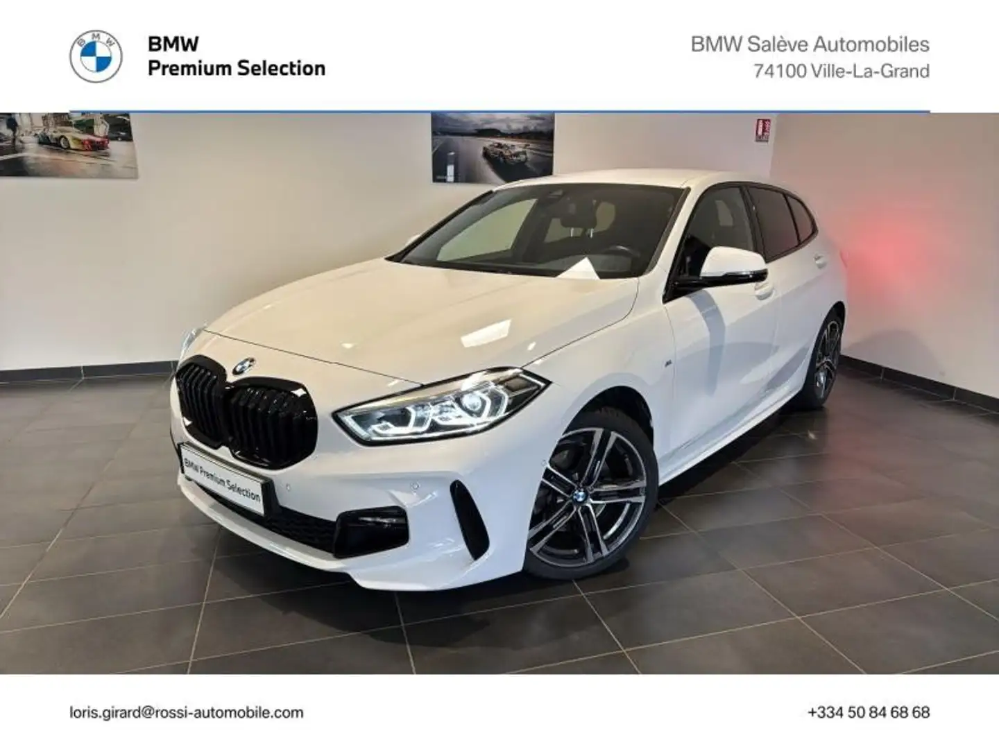 BMW 118 118dA 150ch M Sport Blanc - 1