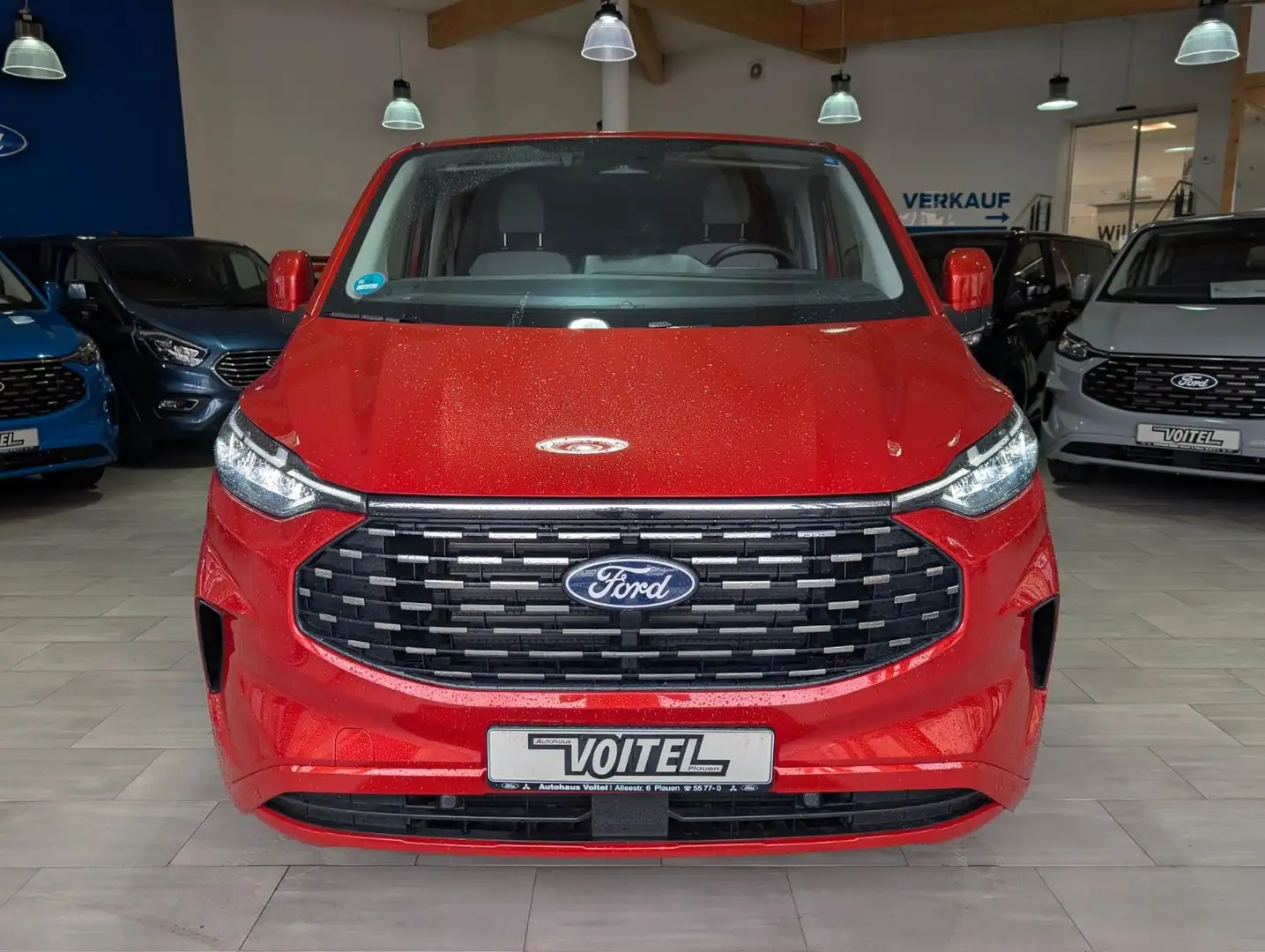 Ford Tourneo Custom Tit. 2.0 L1 NEUES MODELL Rouge - 2