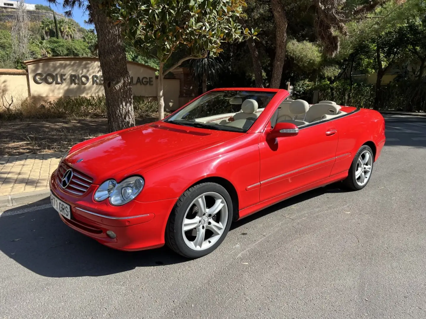 Mercedes-Benz CLK 320 Cabrio Rojo - 1