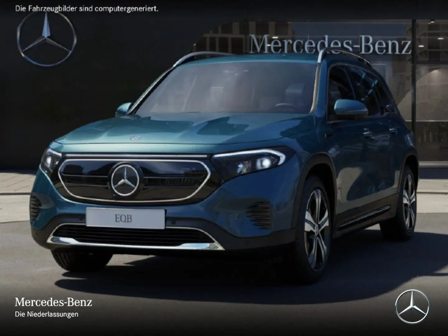Mercedes-Benz EQB 300 4M PROG+PLUS-PAKET+360+SITZKLIMA+KEYLESS Bleu - 2