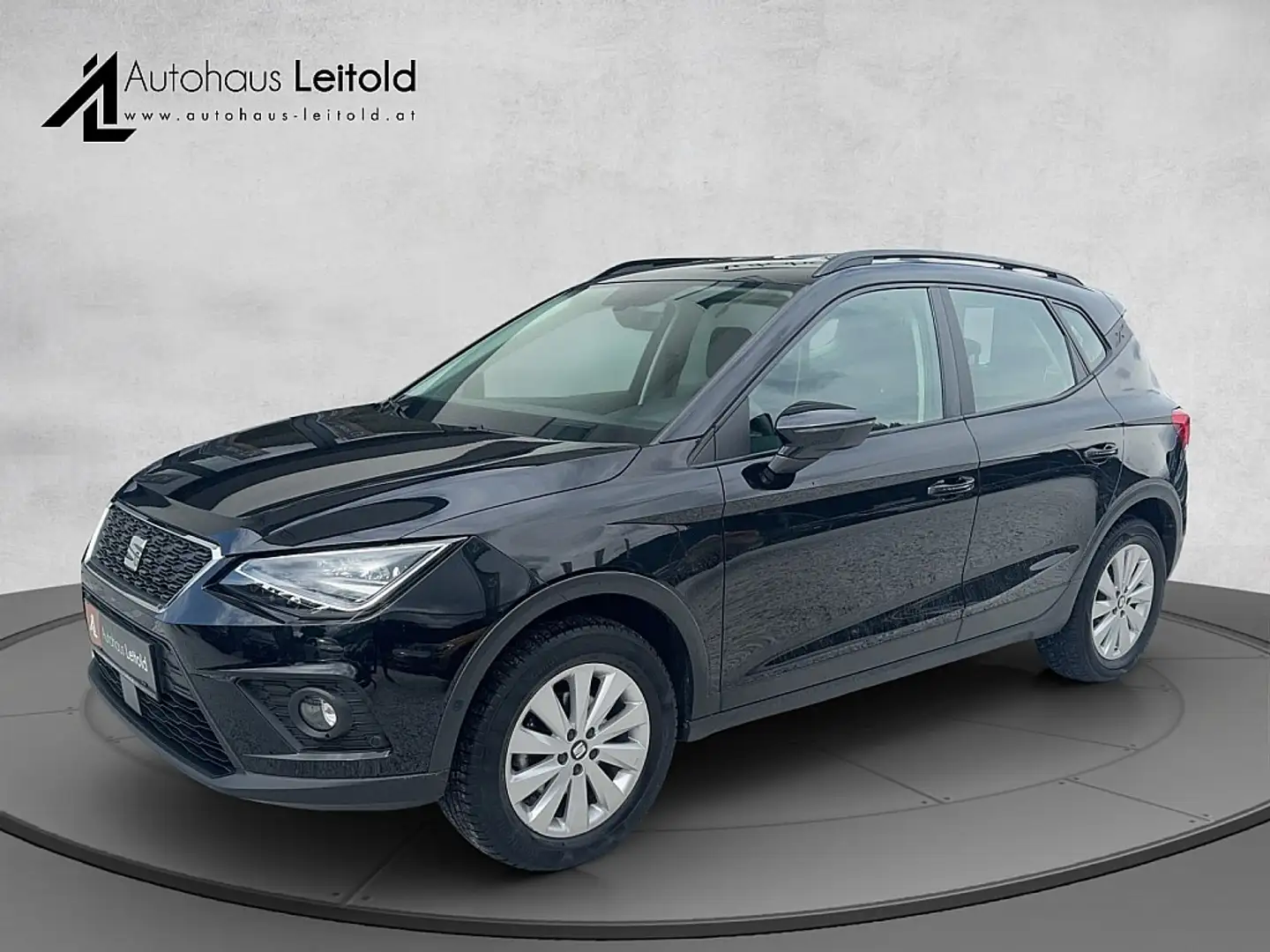 SEAT Arona 1,0 Eco TSI Style DSG LED NAVI VISION PLUS SHZ ... Schwarz - 1