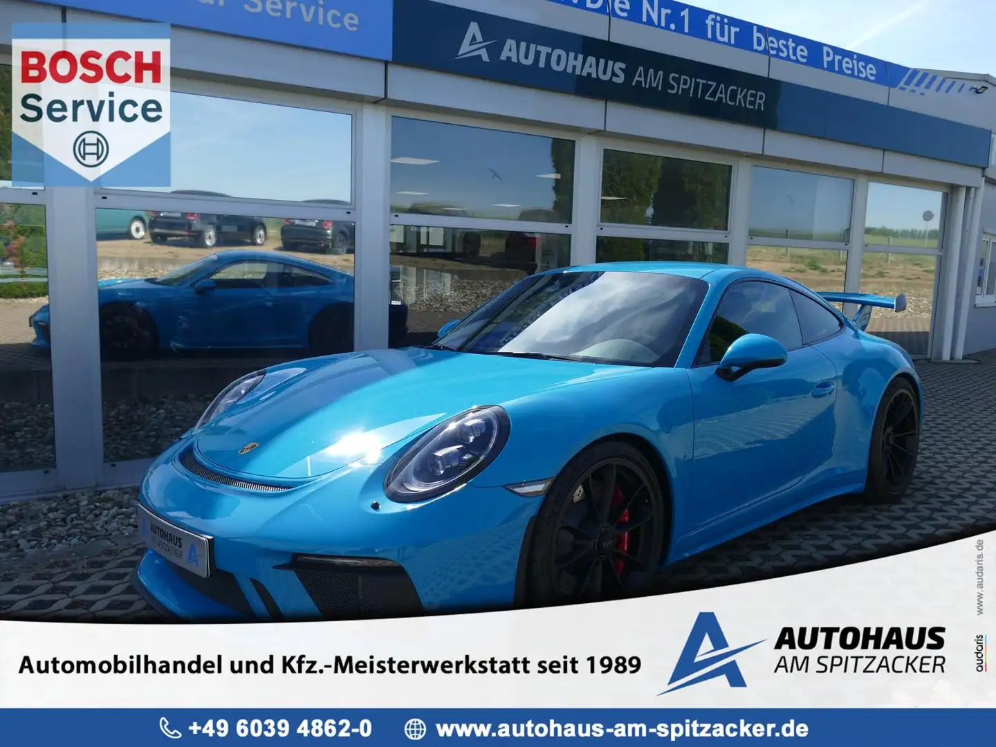 Porsche 991 911 GT3 Bleu - 1