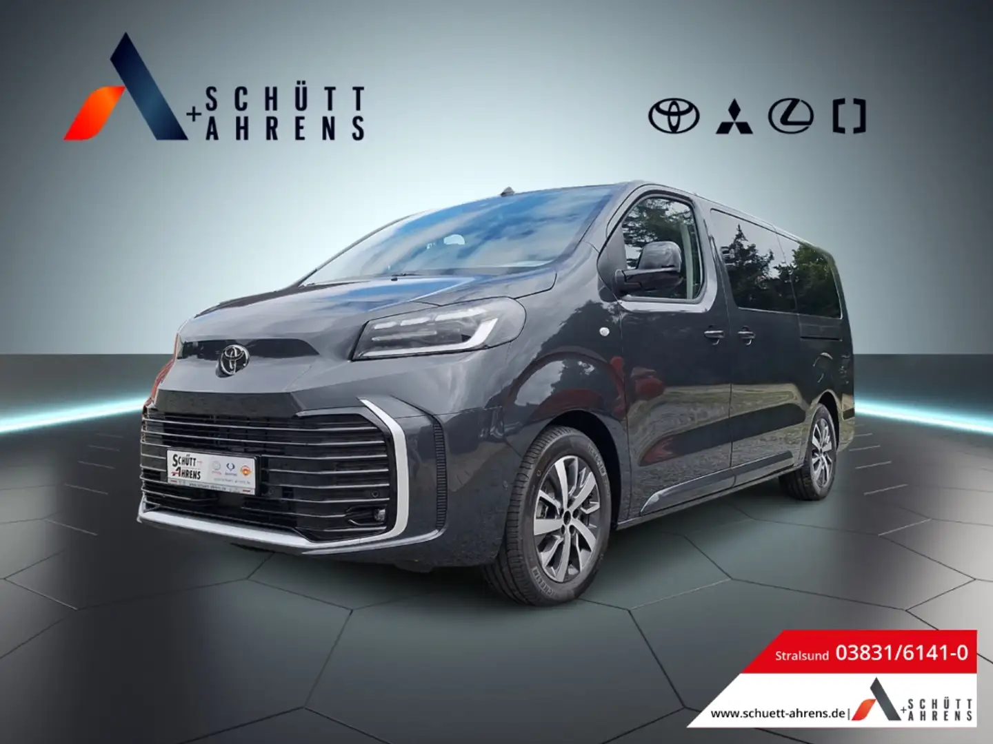 Toyota Proace Verso 2.0L D Lounge L2 Temp Keyless PDCv+h Massage Grau - 1