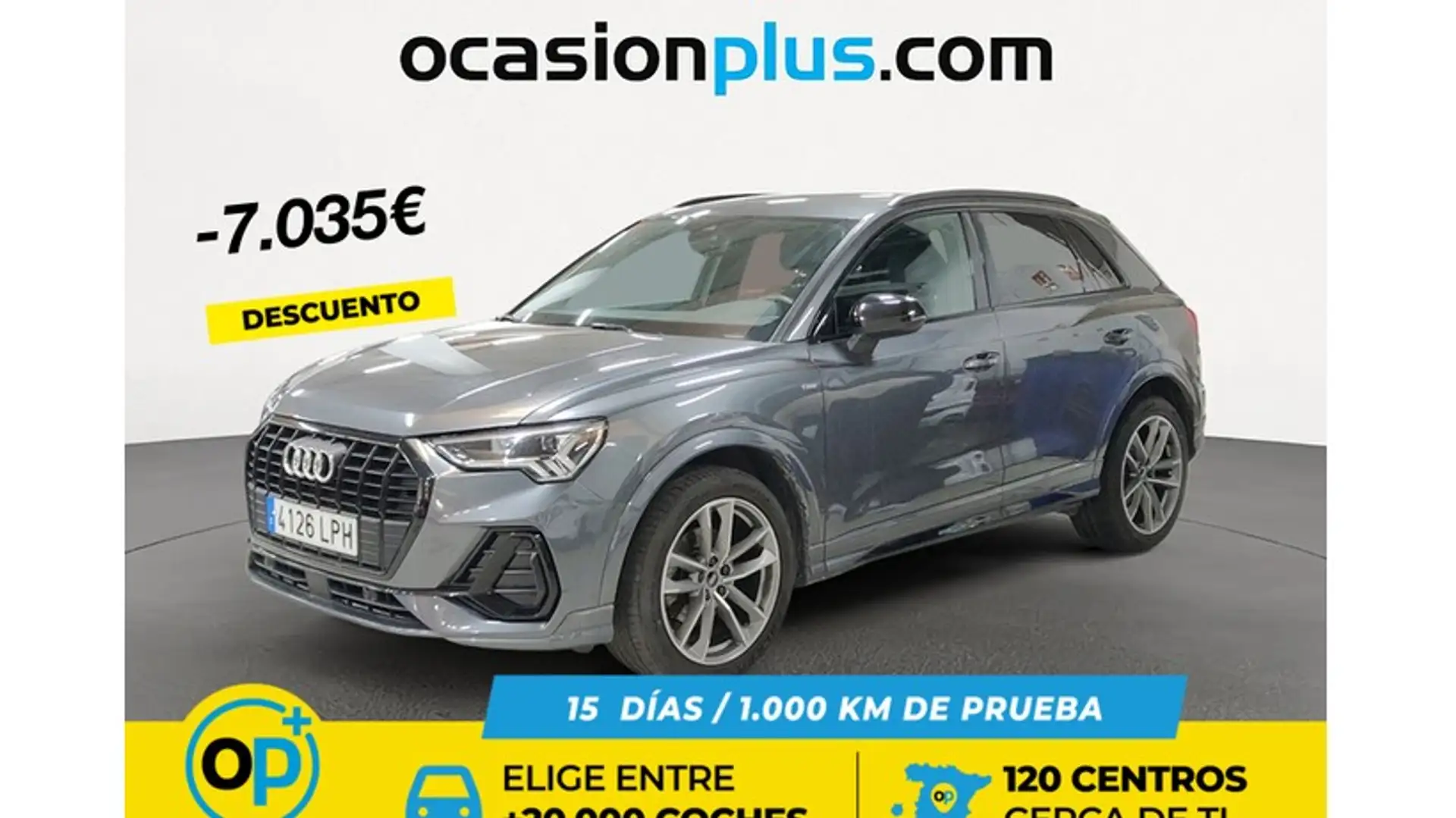Audi Q3 35 TDI Black line S tronic 110kW Grau - 1