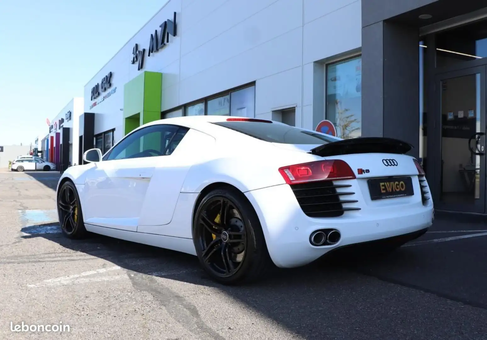 Audi R8 COUPE 4.2 FSI 420ch QUATTRO BVA ALCANTARA ENTRETIE Blanc - 2