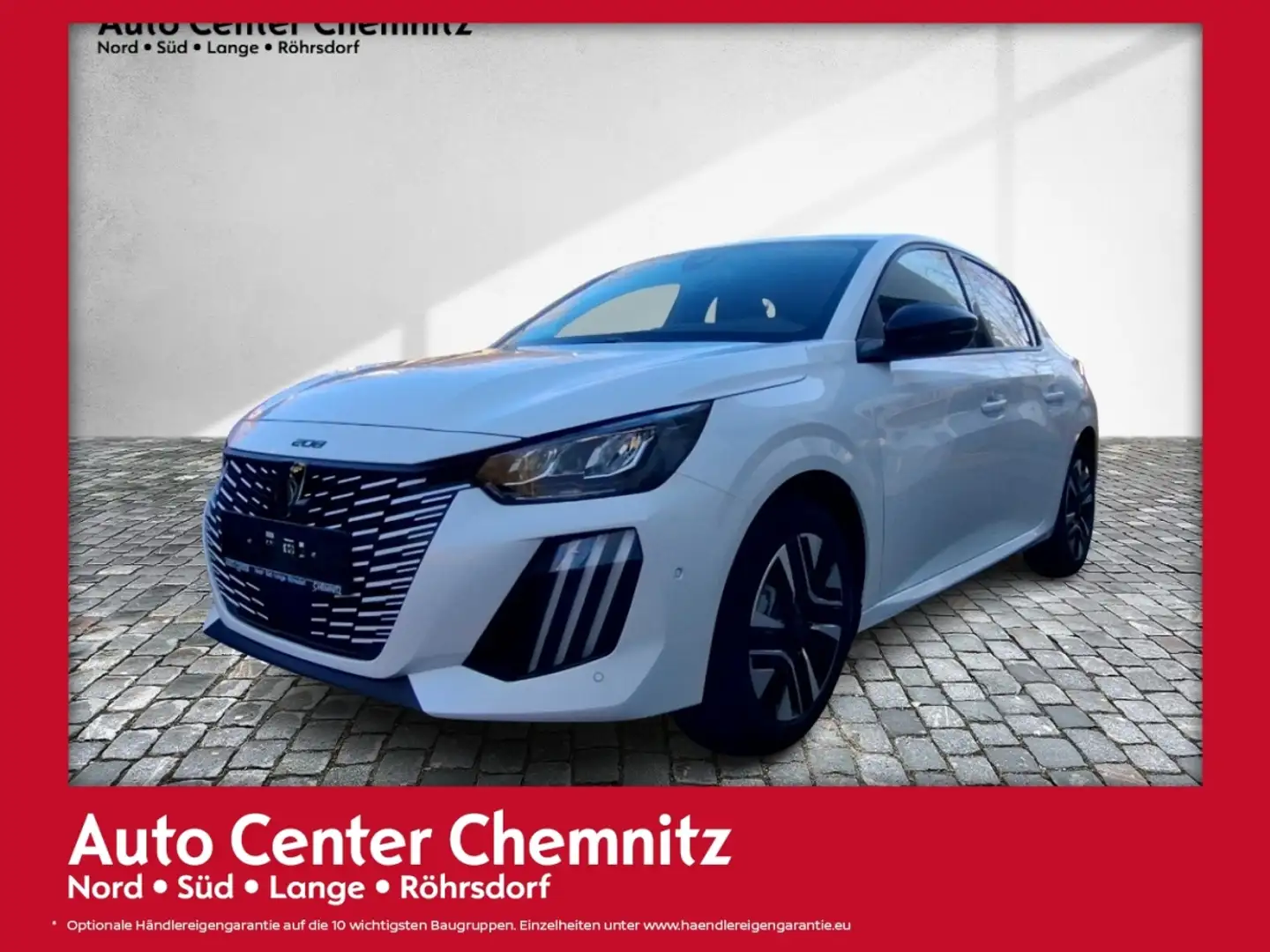 Peugeot 208 1.2 PureTech Allure LED/Teilleder/Navi/360° Weiß - 1