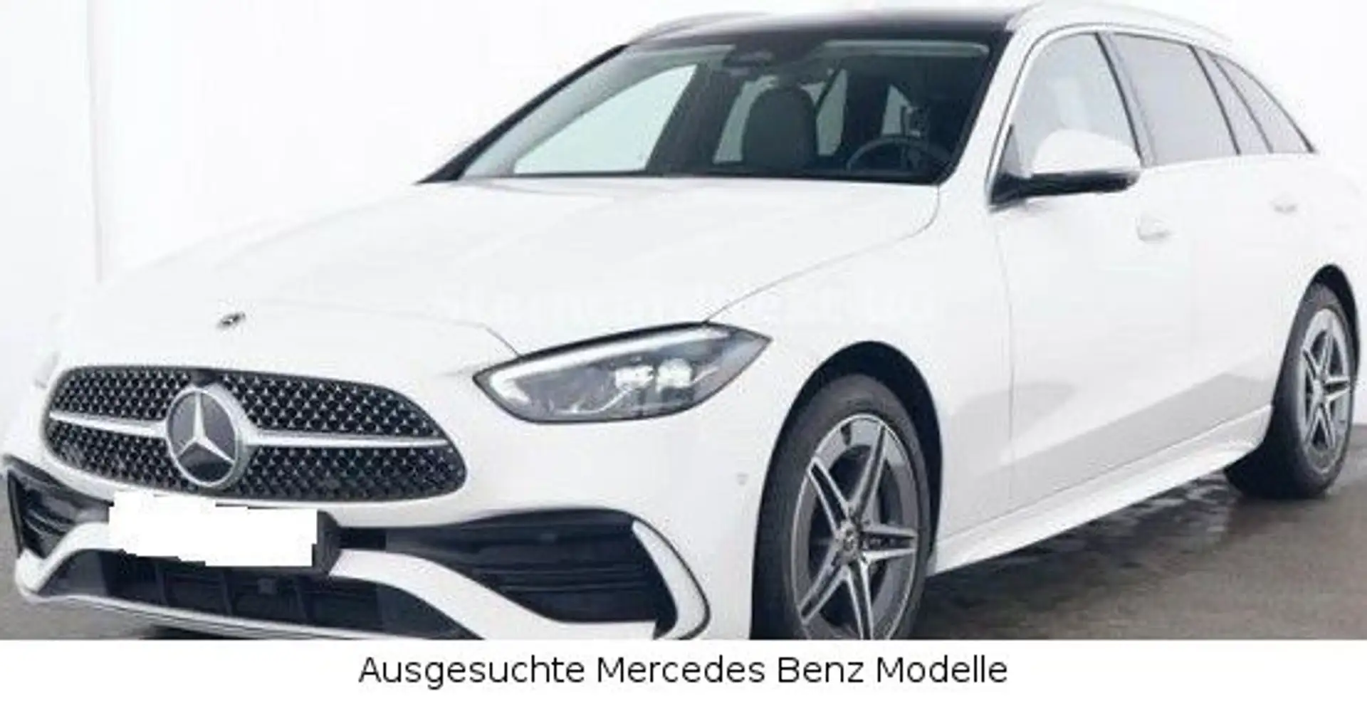 Mercedes-Benz C 300 e T AMG 360 PANO TWA SPUR LED MBUX Weiß - 1