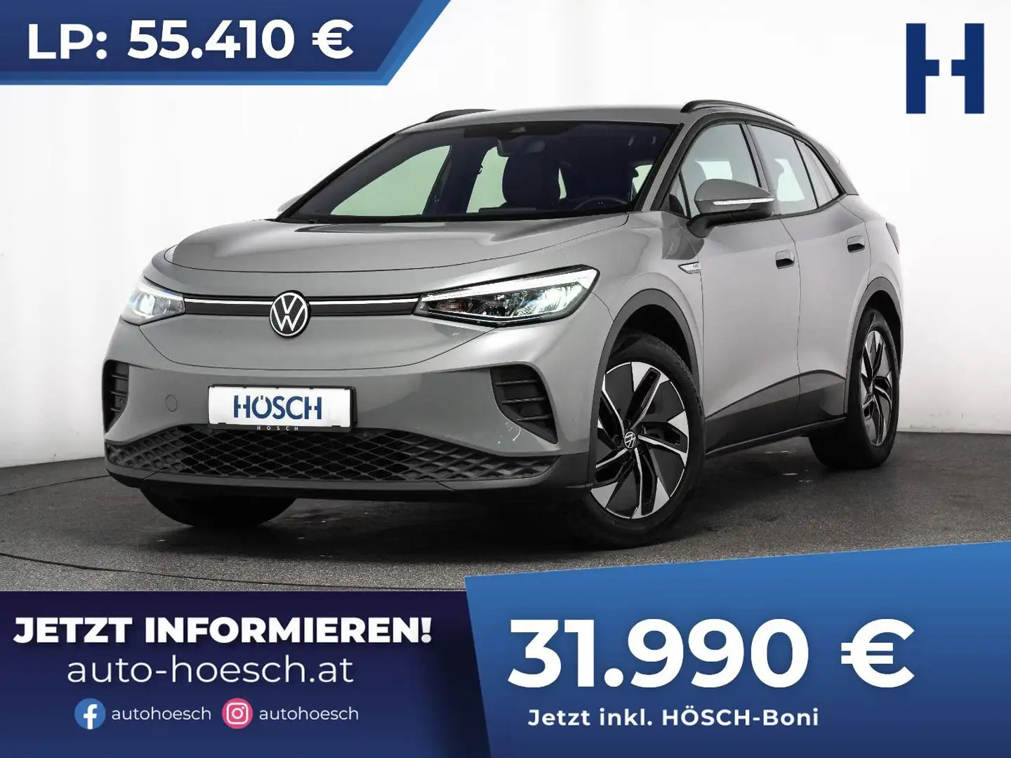 Volkswagen ID.4 Pro Perf. 82kWh 19" KOMFORT MASSAGE STYLE ++ Grau - 1