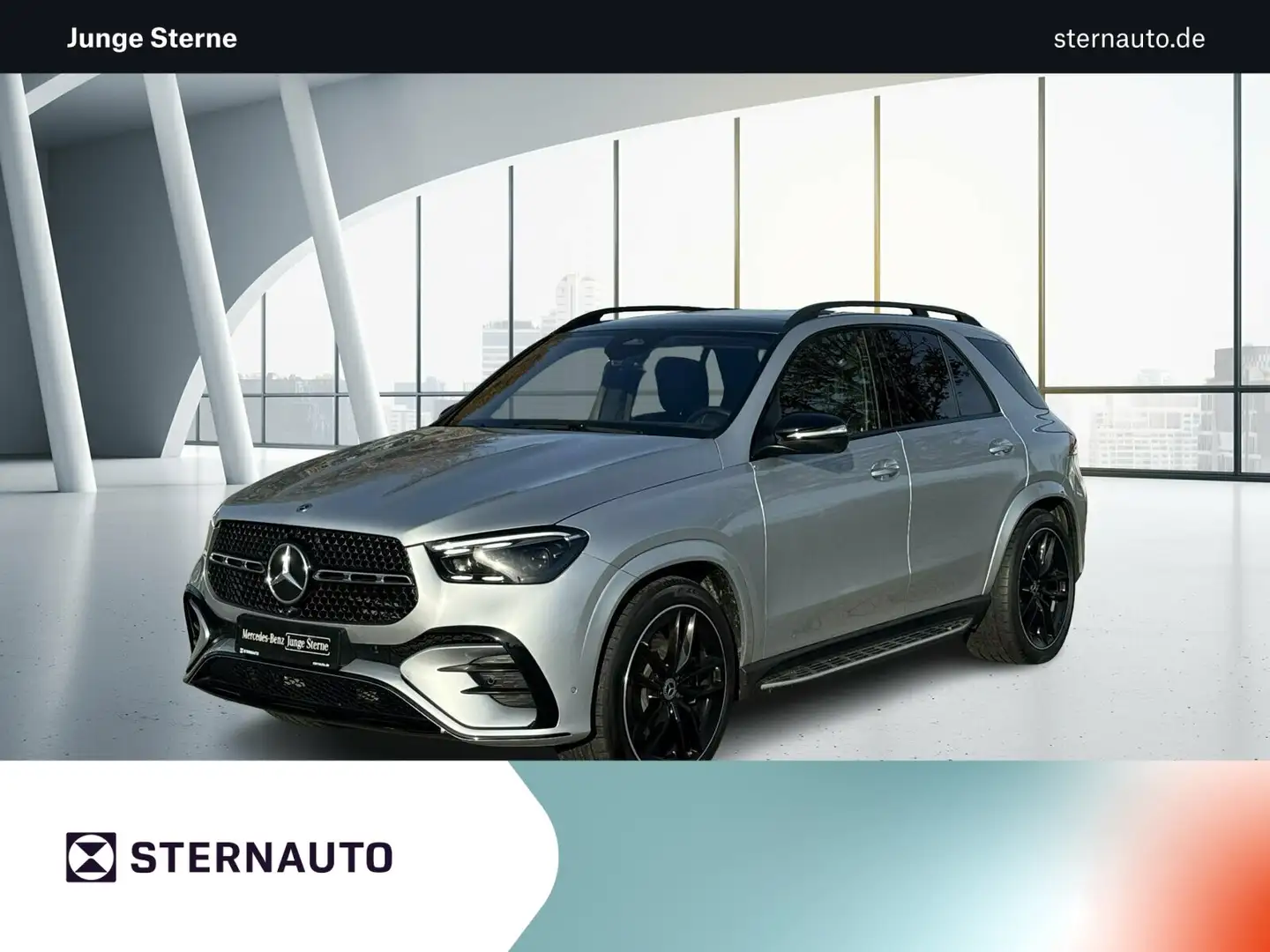 Mercedes-Benz GLE 450 GLE 450 d 4M AMG Premium+ E-Actice StHz Akustik Silber - 1