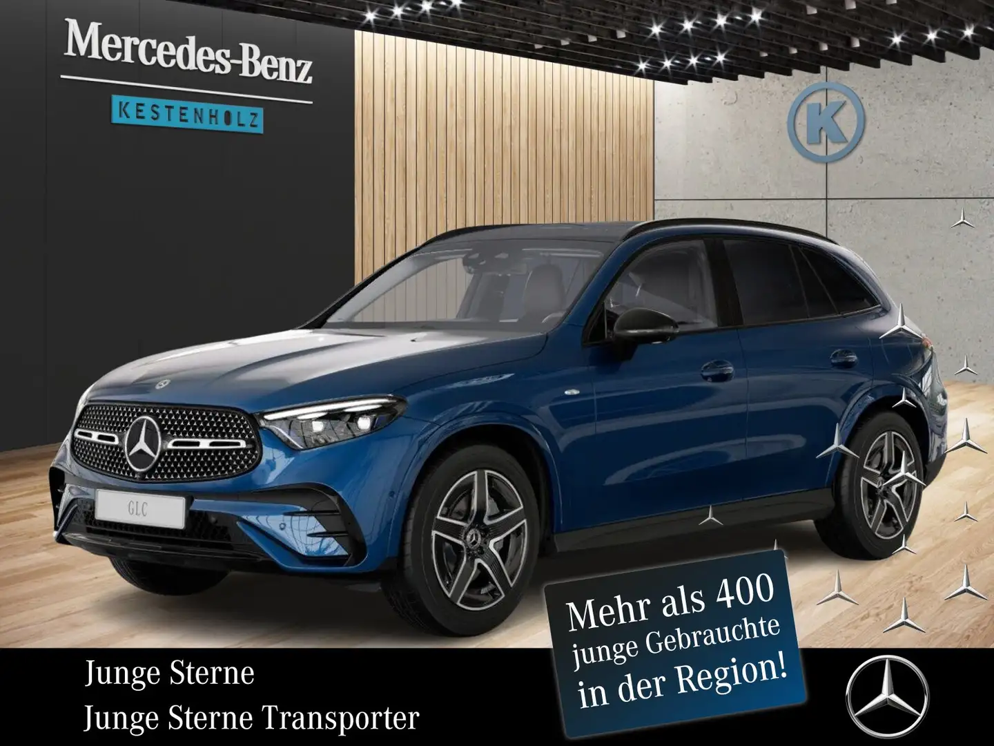 Mercedes-Benz GLC 300 GLC 300 de 4M AMG°ADV+°PANORAMA°AHK°MEMO°NIGHT° Blau - 1