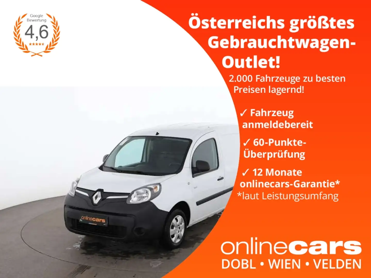 Renault Kangoo Z.E. 33kWh Miet-Batterie Aut KLIMA-ANLAGE Alb - 1