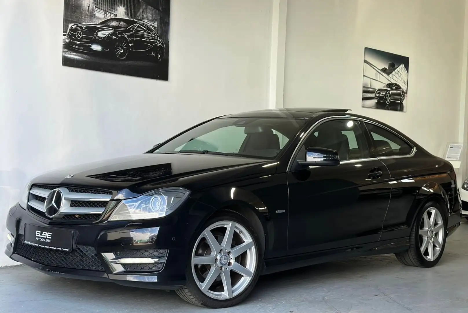 Mercedes-Benz C 220 Coupe C 220 CDI BlueEff. 7G-Tronic AMG-Line Voll Schwarz - 2