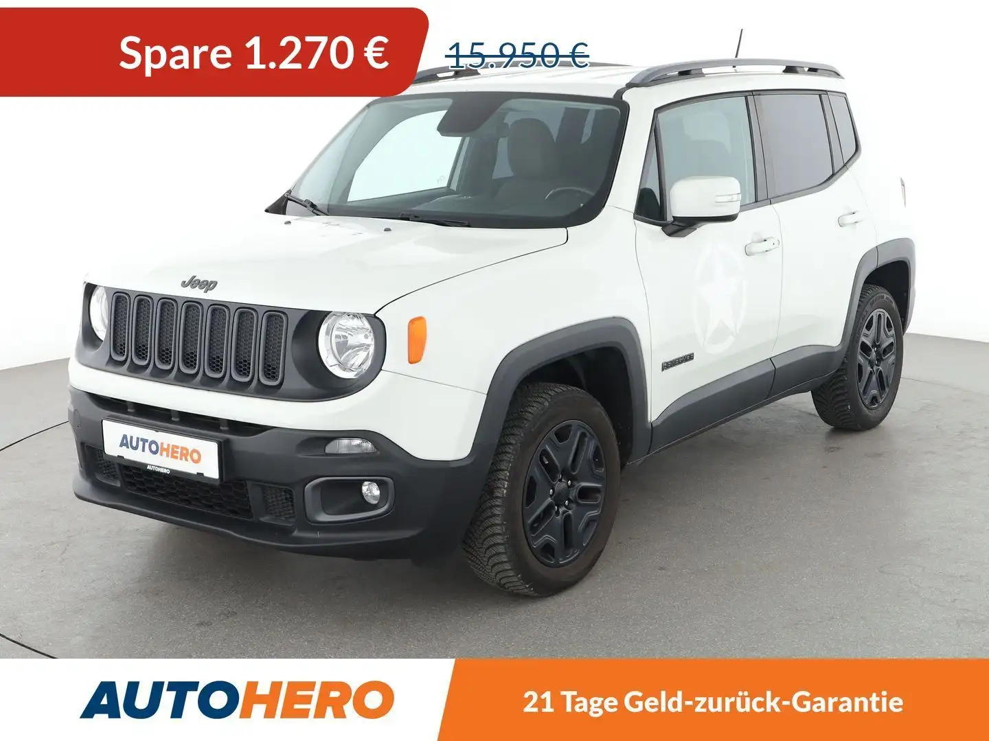 Jeep Renegade 2.0 M-Jet Night Eagle 4WD *NAVI*TEMPO*PDC*SHZ* Weiß - 1