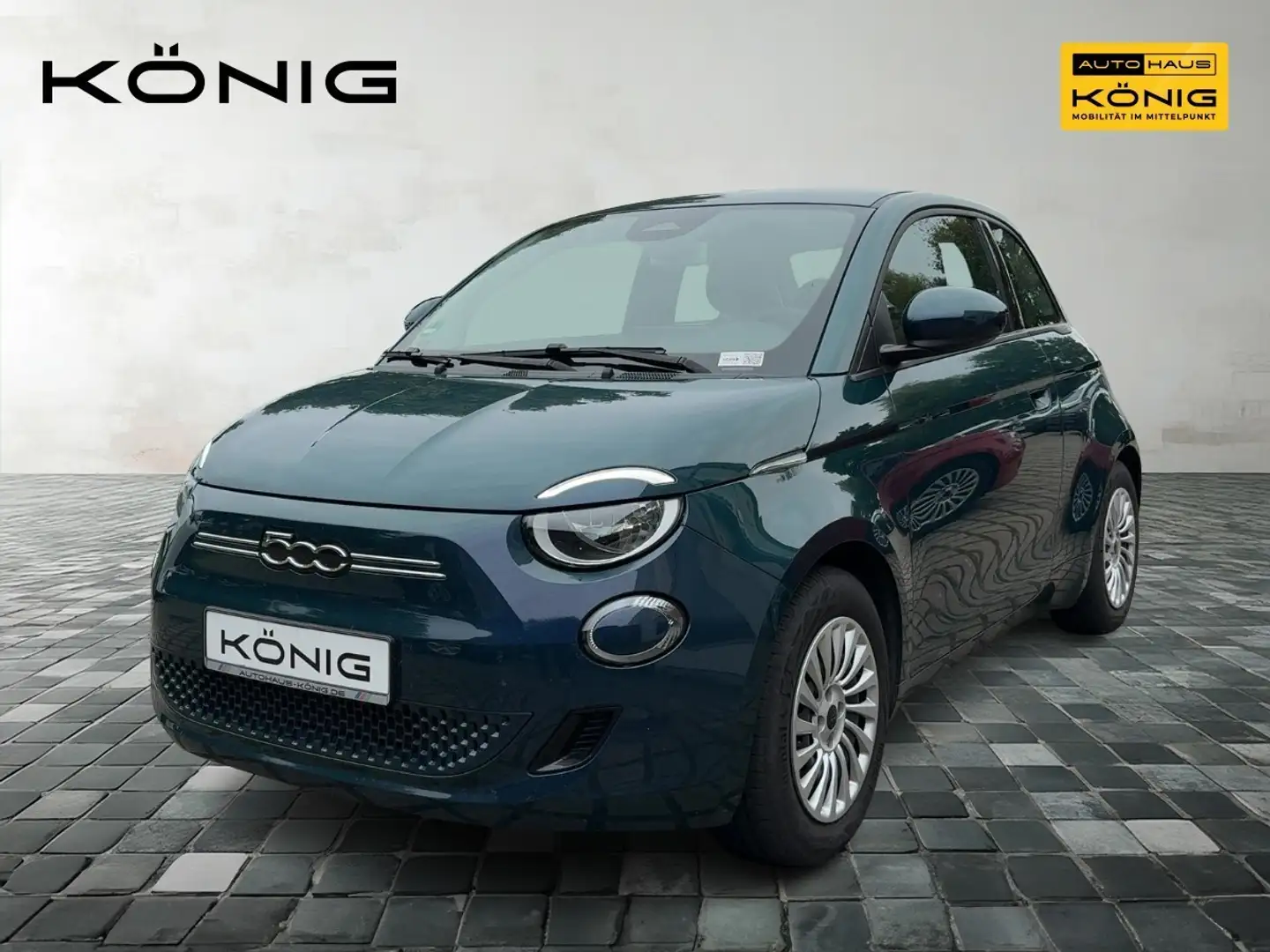 Fiat 500e MY23 Limousine 42 kWh Klimaautom; Carplay Grün - 1