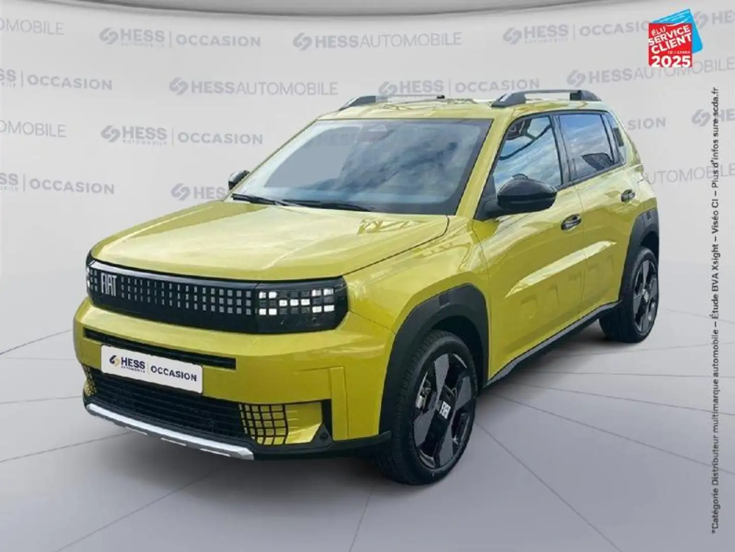 Fiat Grande Panda Electrique 113ch La Prima Jaune - 1