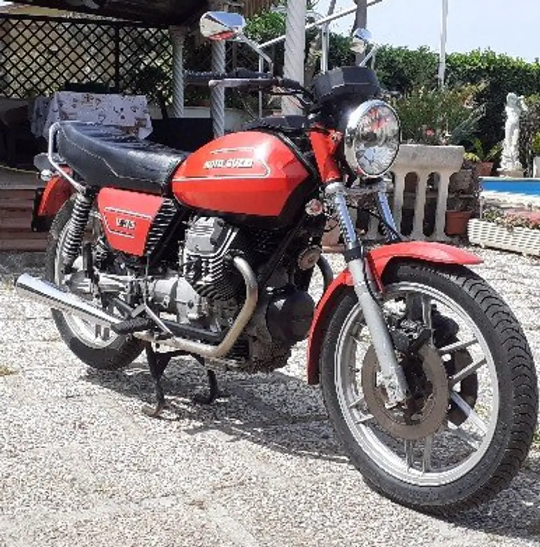 Moto Guzzi V 35 Motore PA Rosso - 1