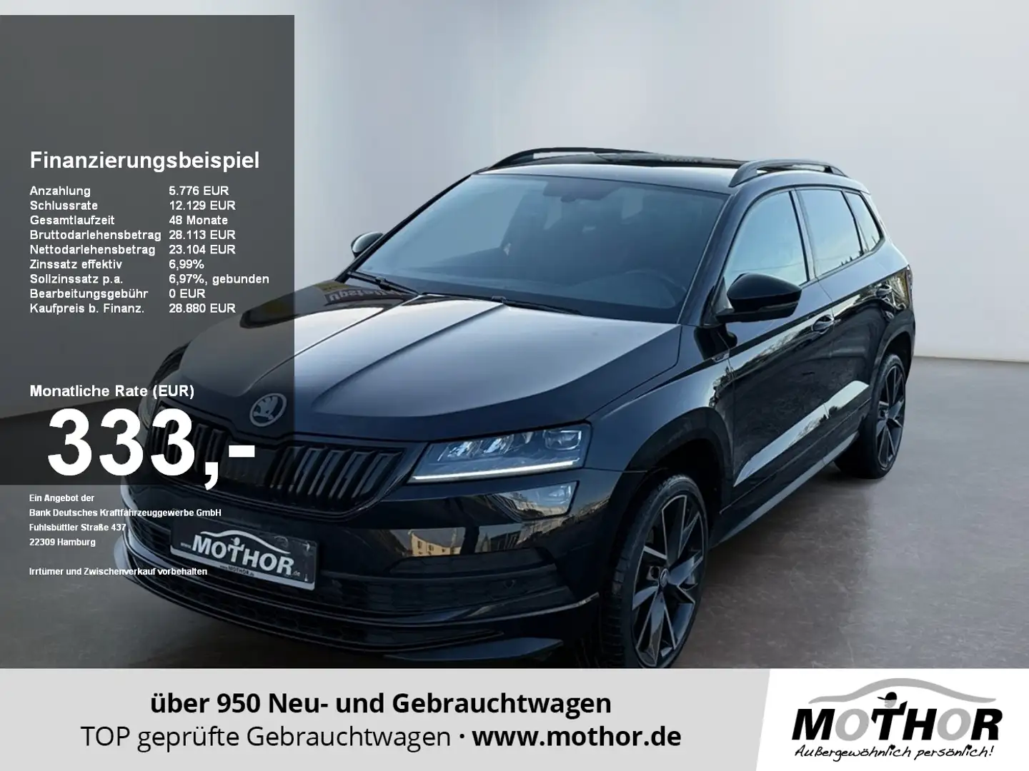 Skoda Karoq Sportline 1.5 TSI DSG Scheinwerfer LED Noir - 1