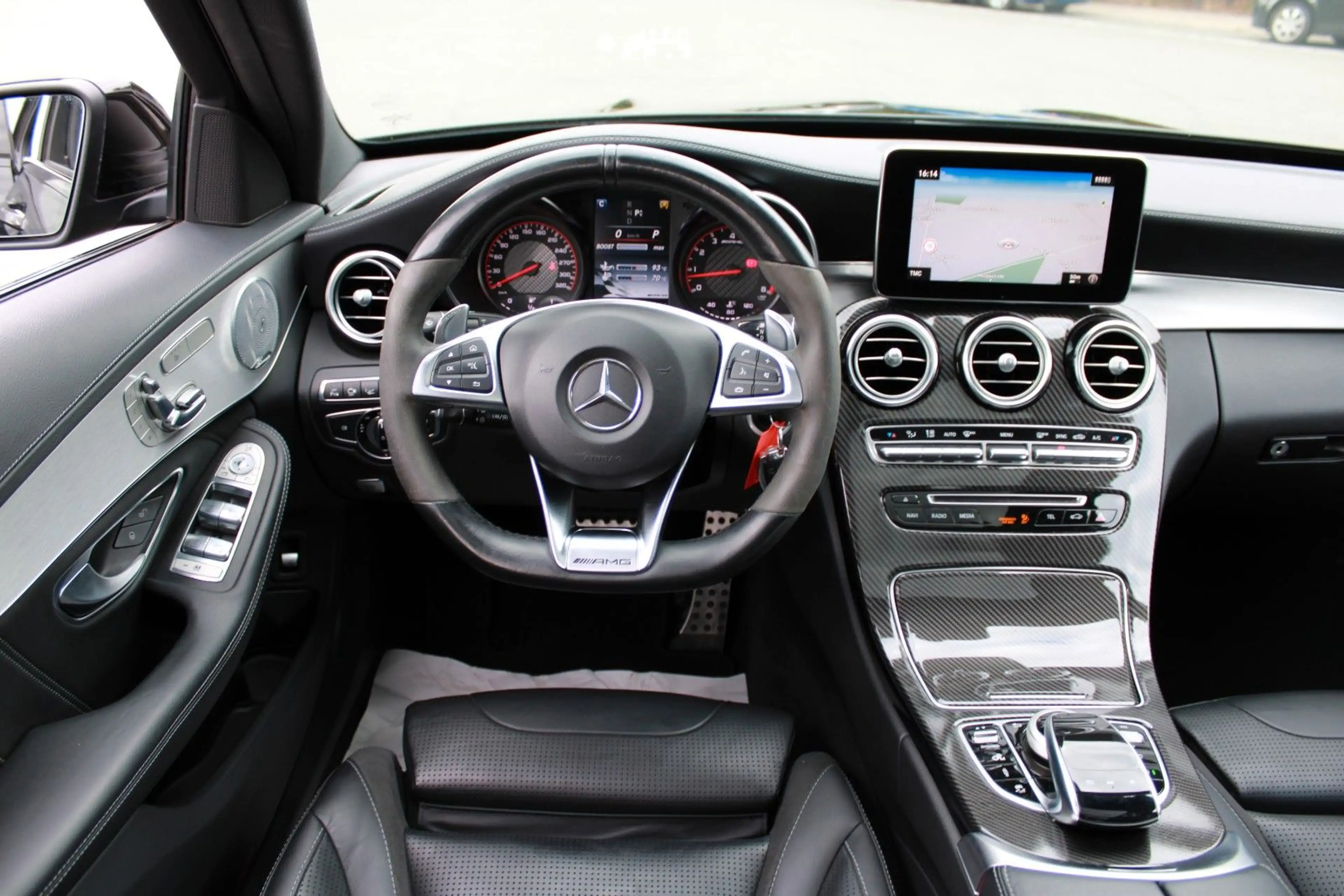 Mercedes-Benz C 63 AMG S T Pano Burmester SportAga LED Memory — photo 14