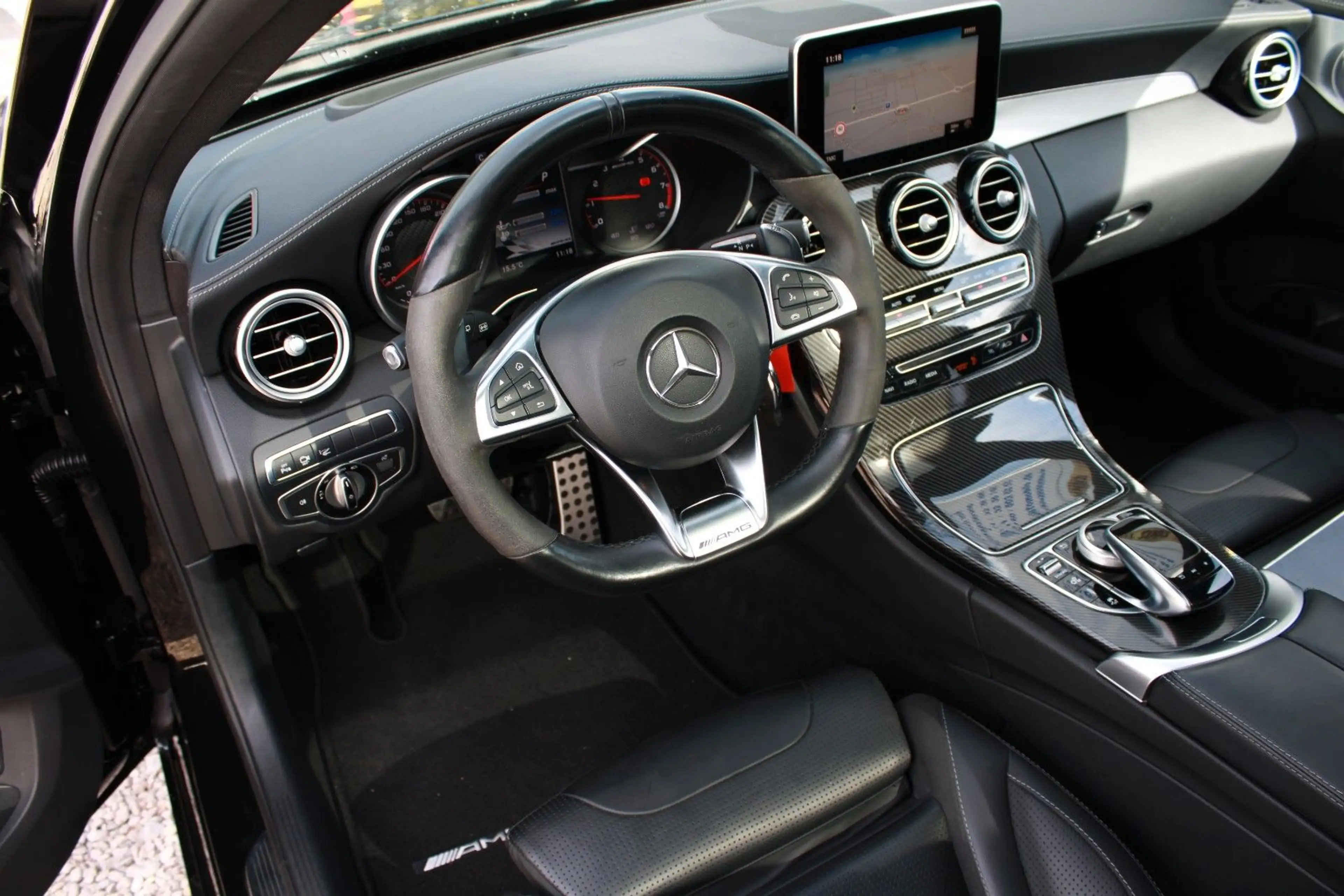 Mercedes-Benz C 63 AMG S T Pano Burmester SportAga LED Memory — photo 13