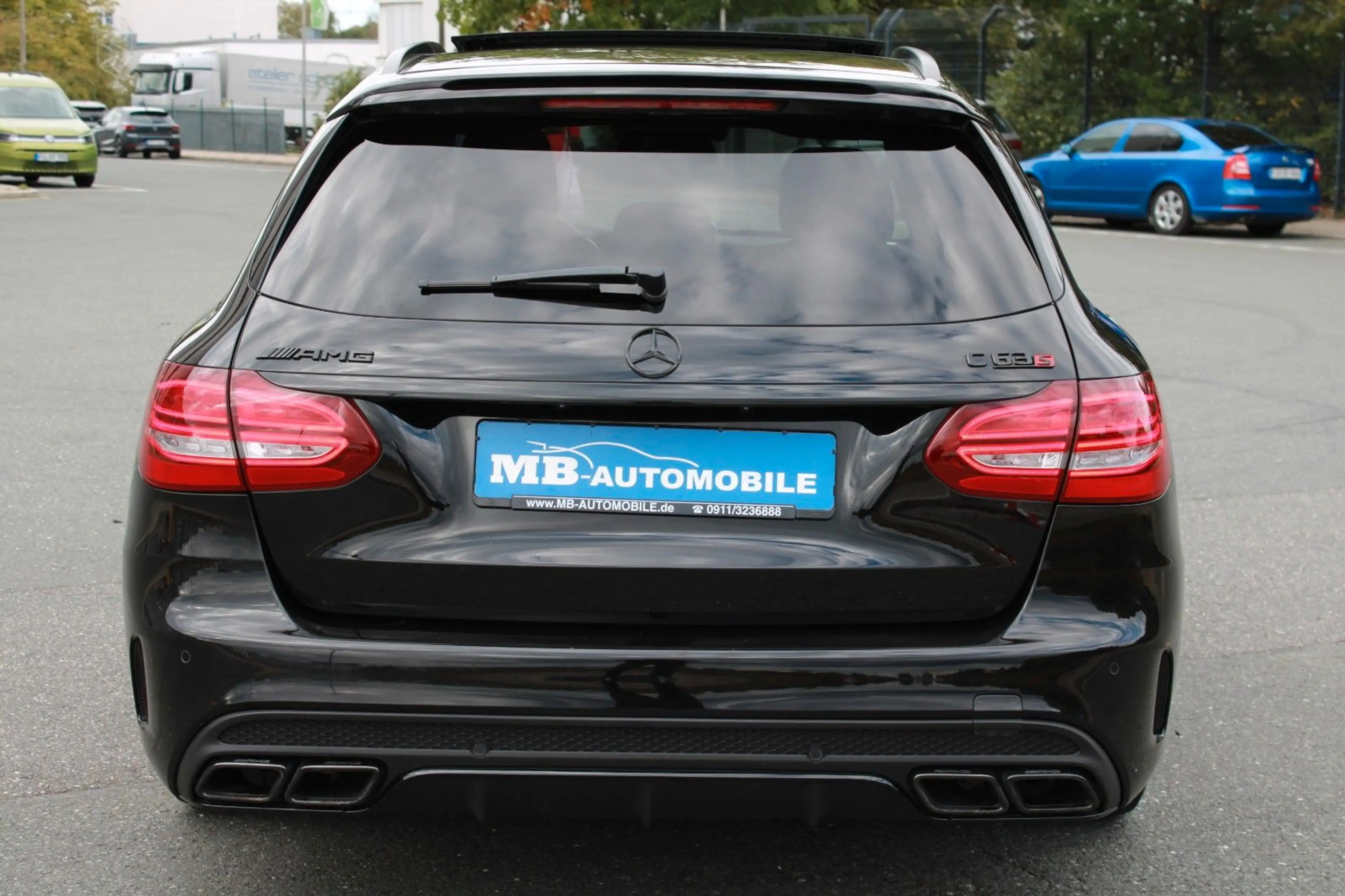 Mercedes-Benz C 63 AMG S T Pano Burmester SportAga LED Memory — photo 8
