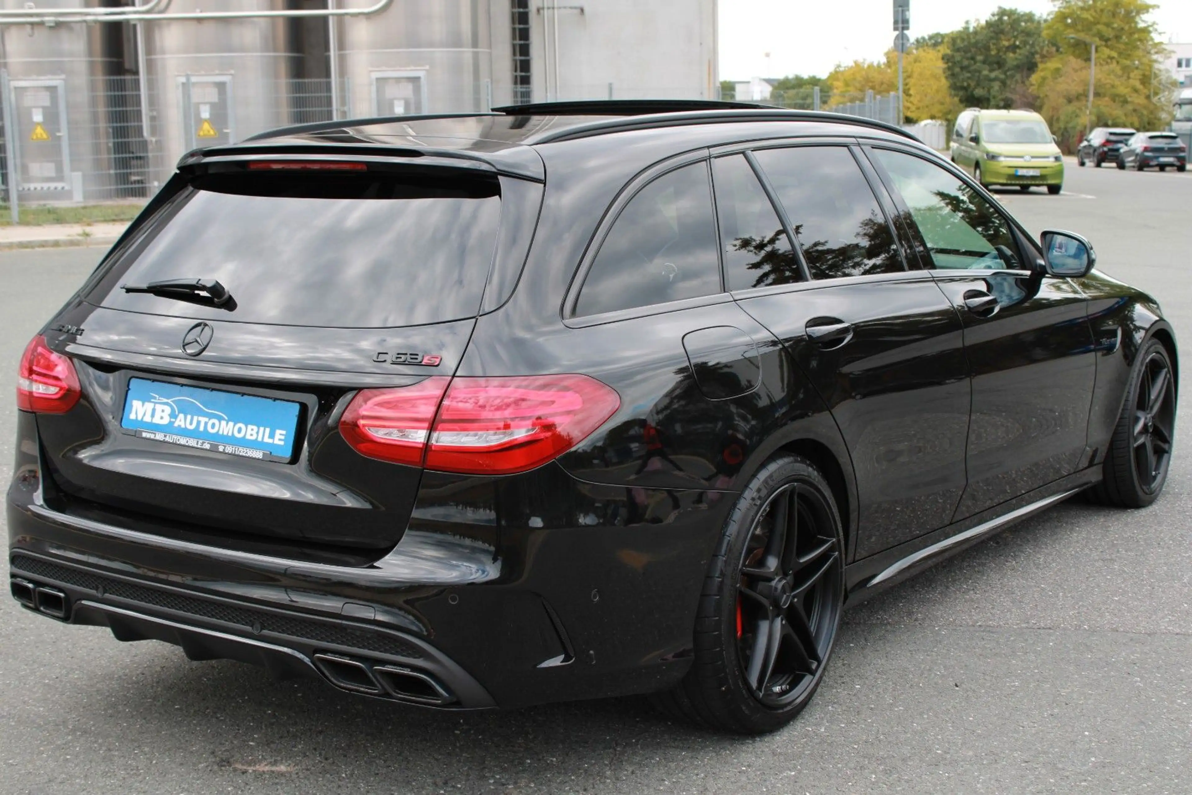 Mercedes-Benz C 63 AMG S T Pano Burmester SportAga LED Memory — photo 9