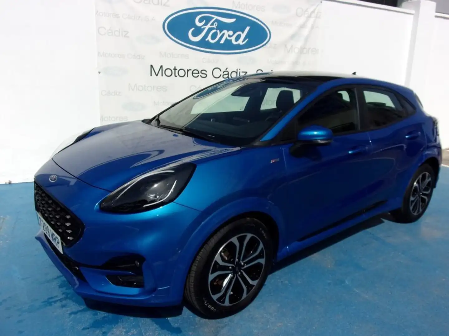 Ford Puma 1.0 EcoBoost MHEV ST-Line Aut. 125 Bleu - 1