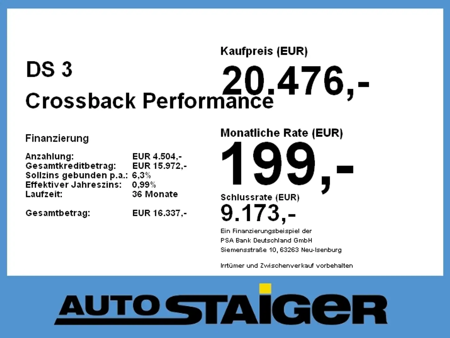 DS Automobiles DS 3 Crossback Performance Line + LM*Navi* Wit - 2