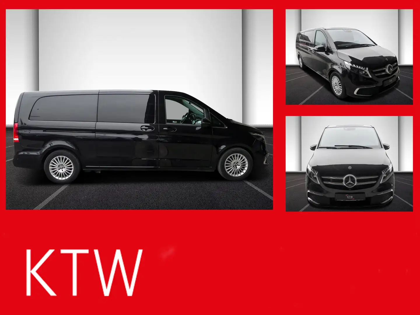 Mercedes-Benz V 300 Avantgarde,Extralang,2xSchiebetür el.,AHK Schwarz - 1