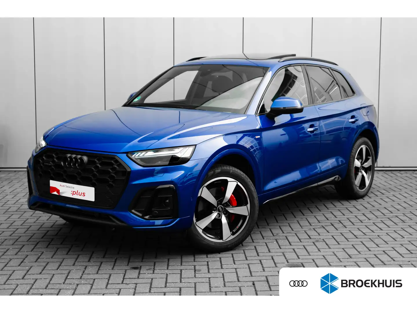 Audi Q5 50 TFSI e S edition Competition 299PK | Trekhaak | Blauw - 1