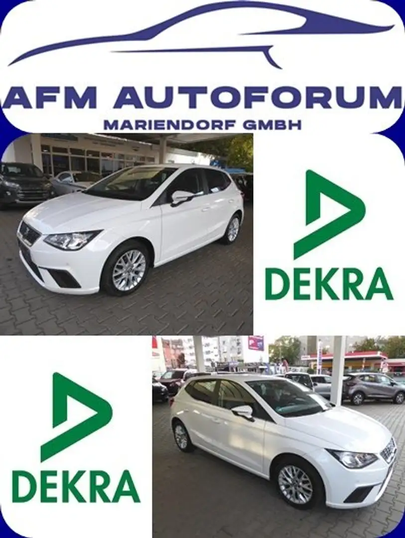 SEAT Ibiza Ibiza 5-Türer 1.0 TSI -1.Hand-Service gepflegt- Blanc - 1